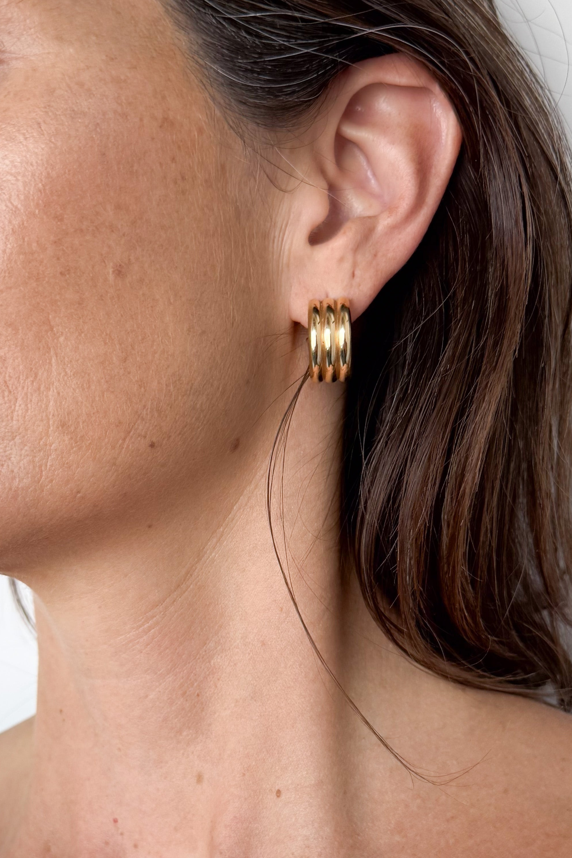 Scuba Tubo Hoop Earrings
