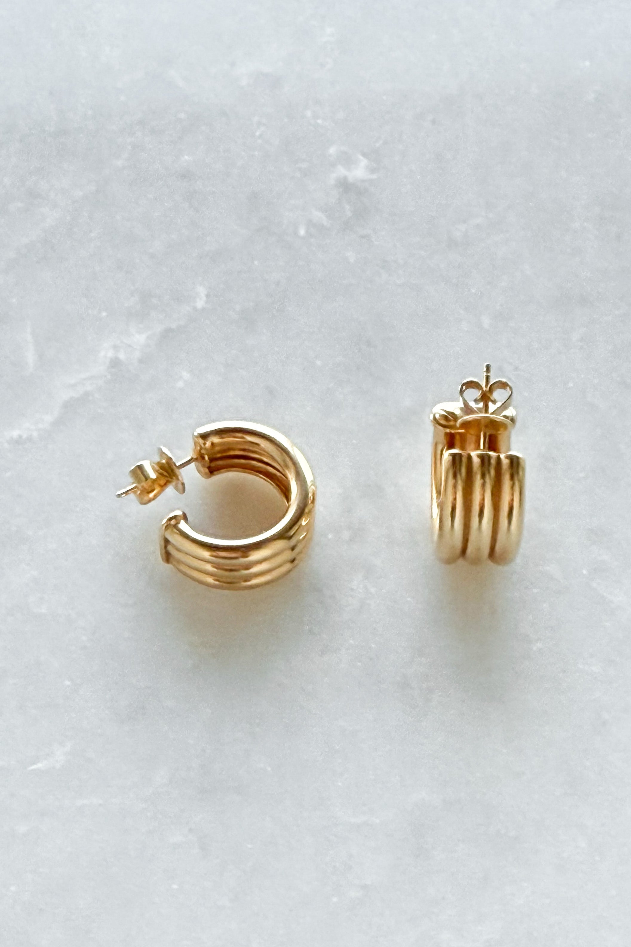 Scuba Tubo Hoop Earrings