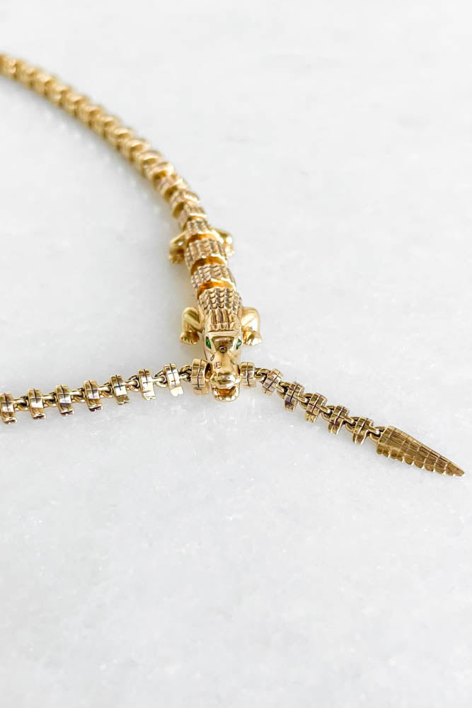 Alligator Vertebrae Necklace