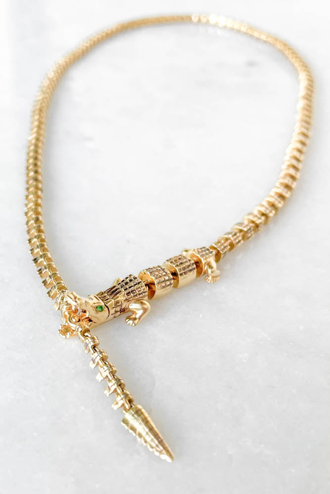 Alligator Vertebrae Necklace