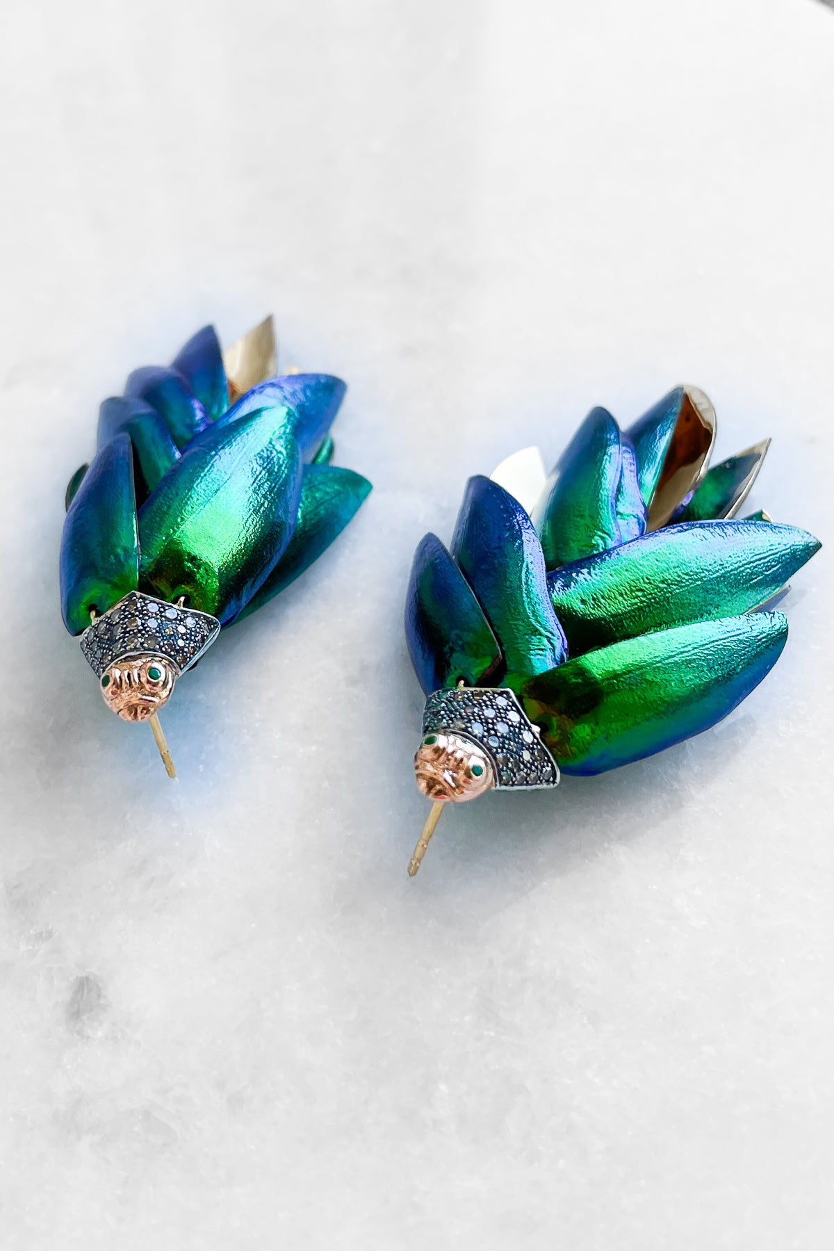 Scarab Bunch Earring