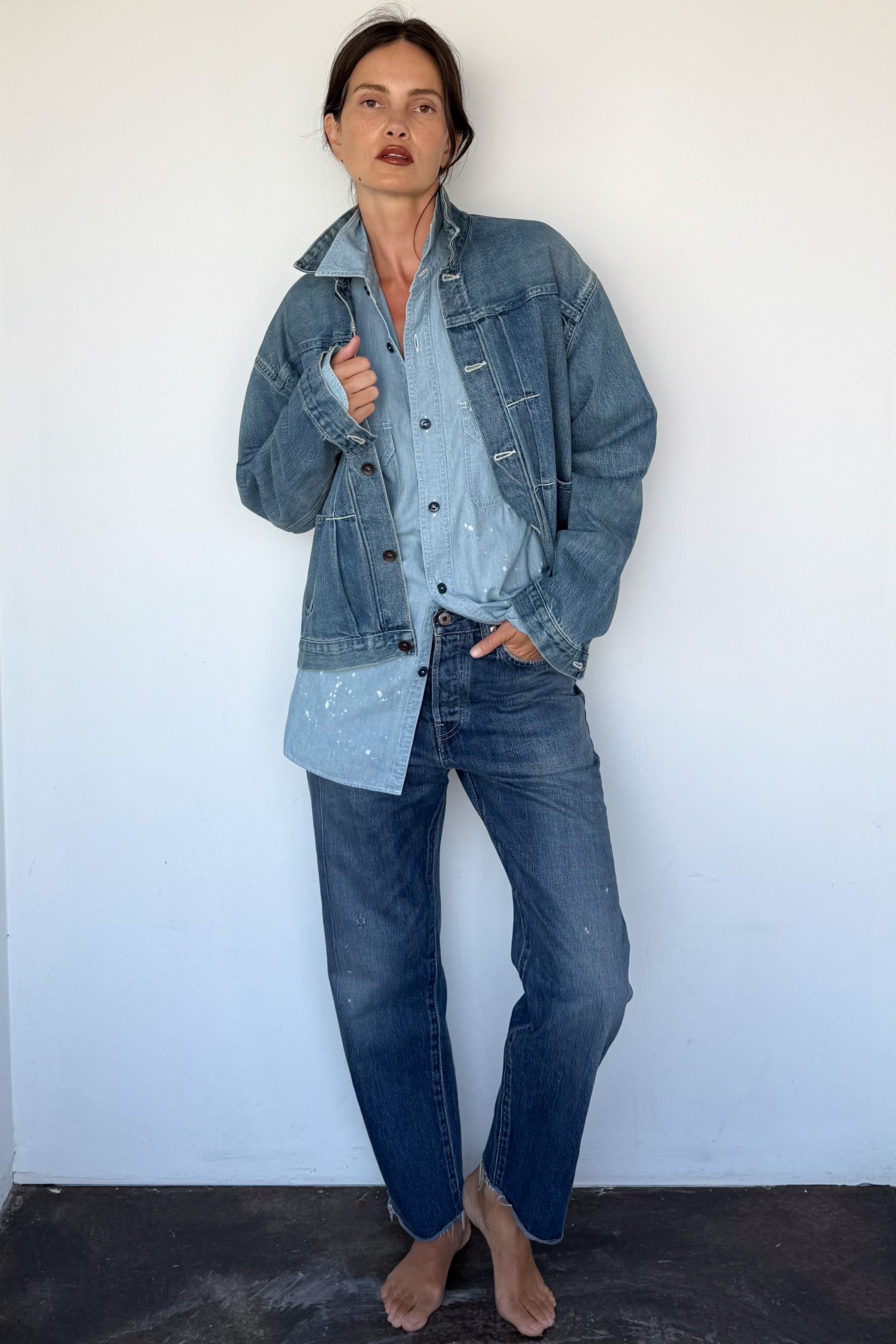 Light Vintage Denim Jacket