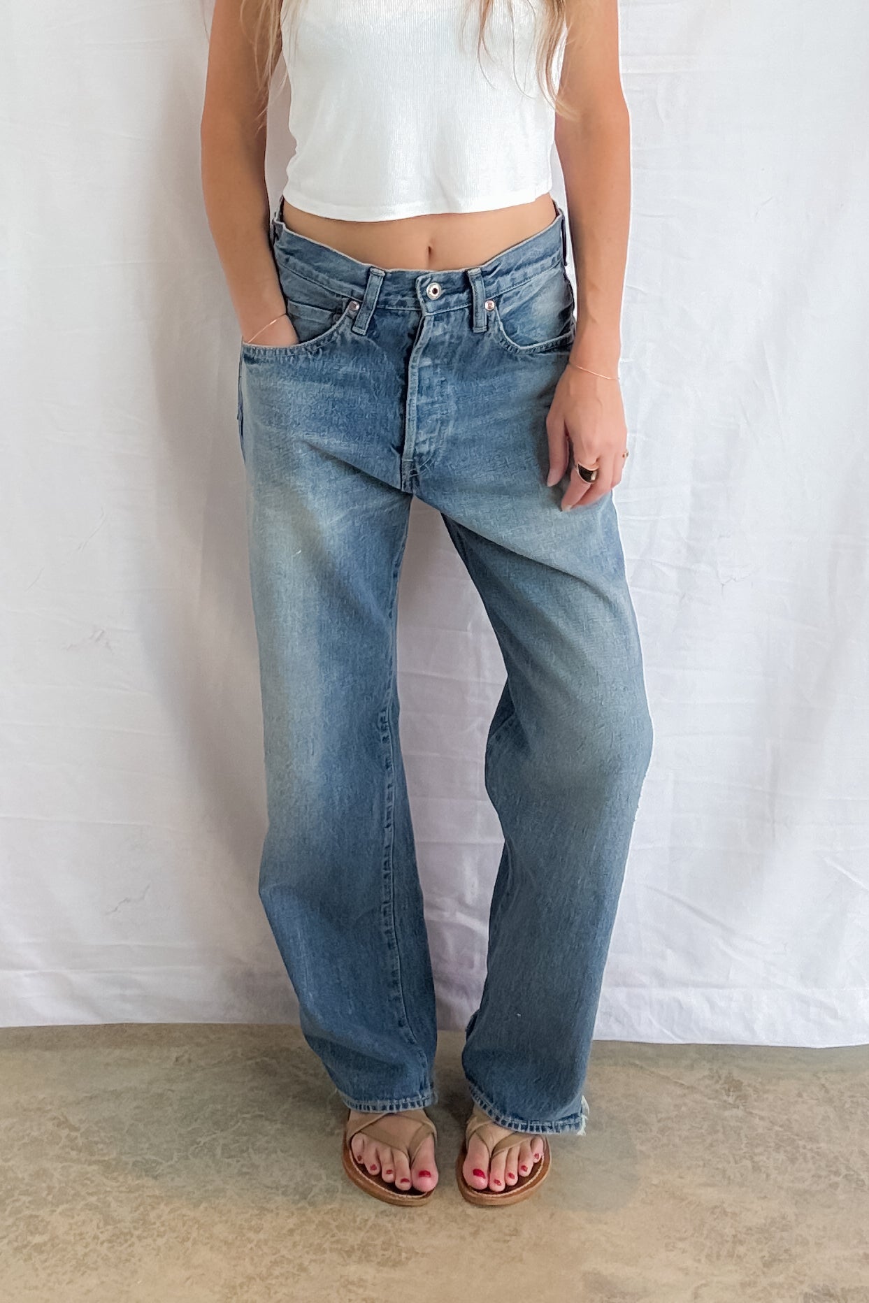 Unisex Ankle Cut Jean