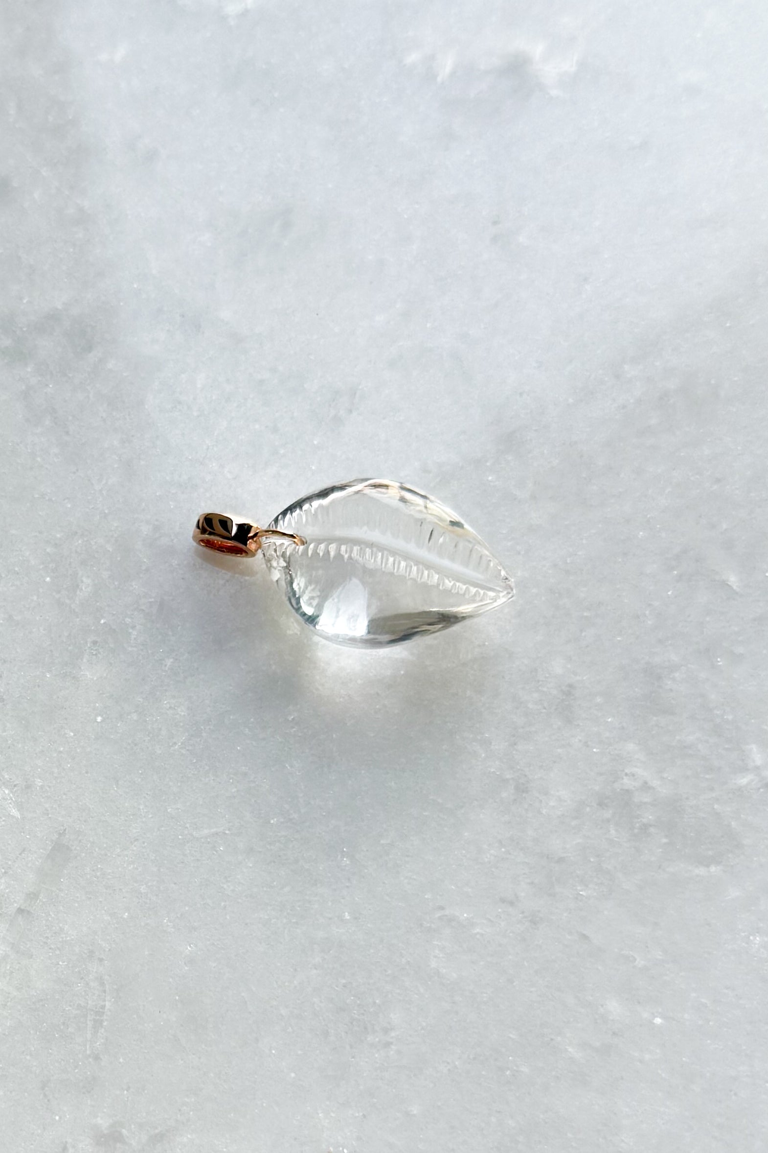 Petite Crystal Cowry Charm
