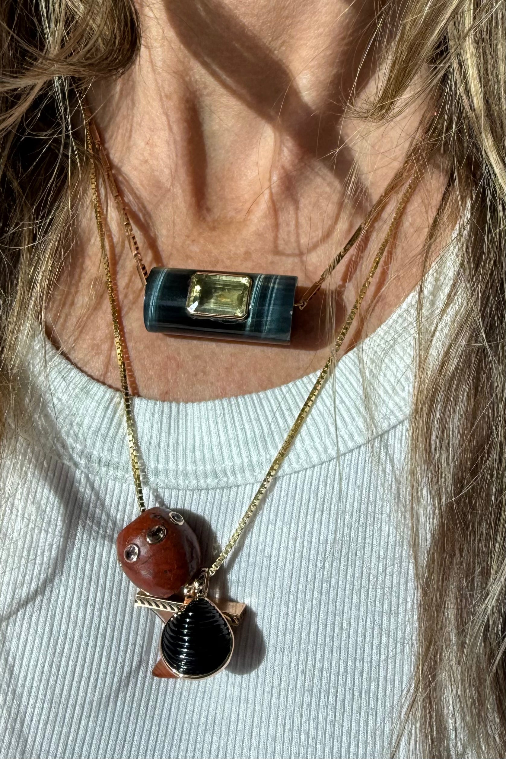 Petite Venus Onyx Charm