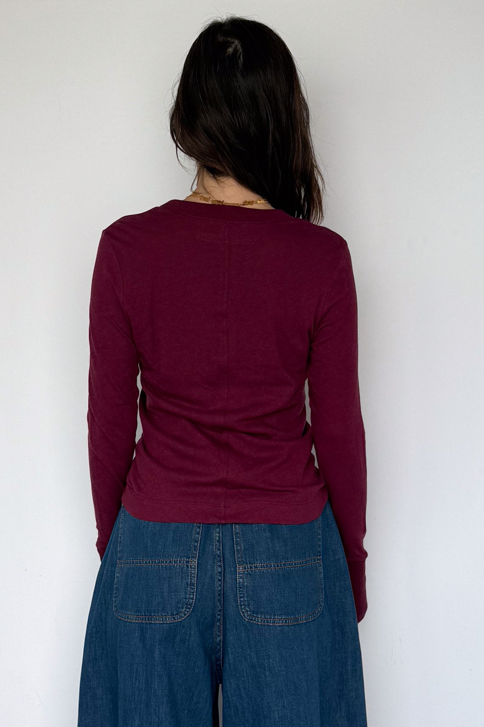 Cashmere Cuffed Crewneck