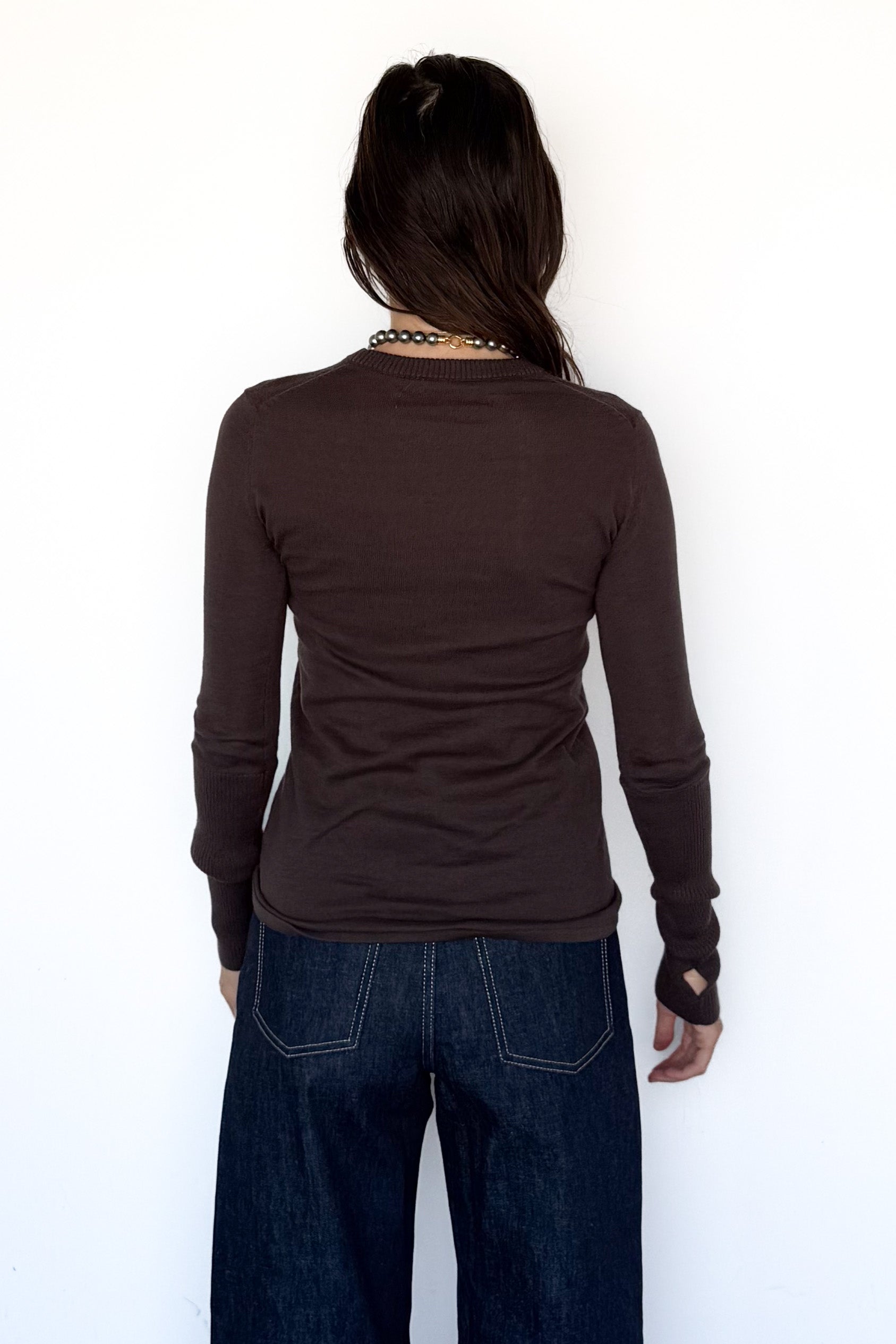 Fine Cashmere Knit Crewneck Sweater