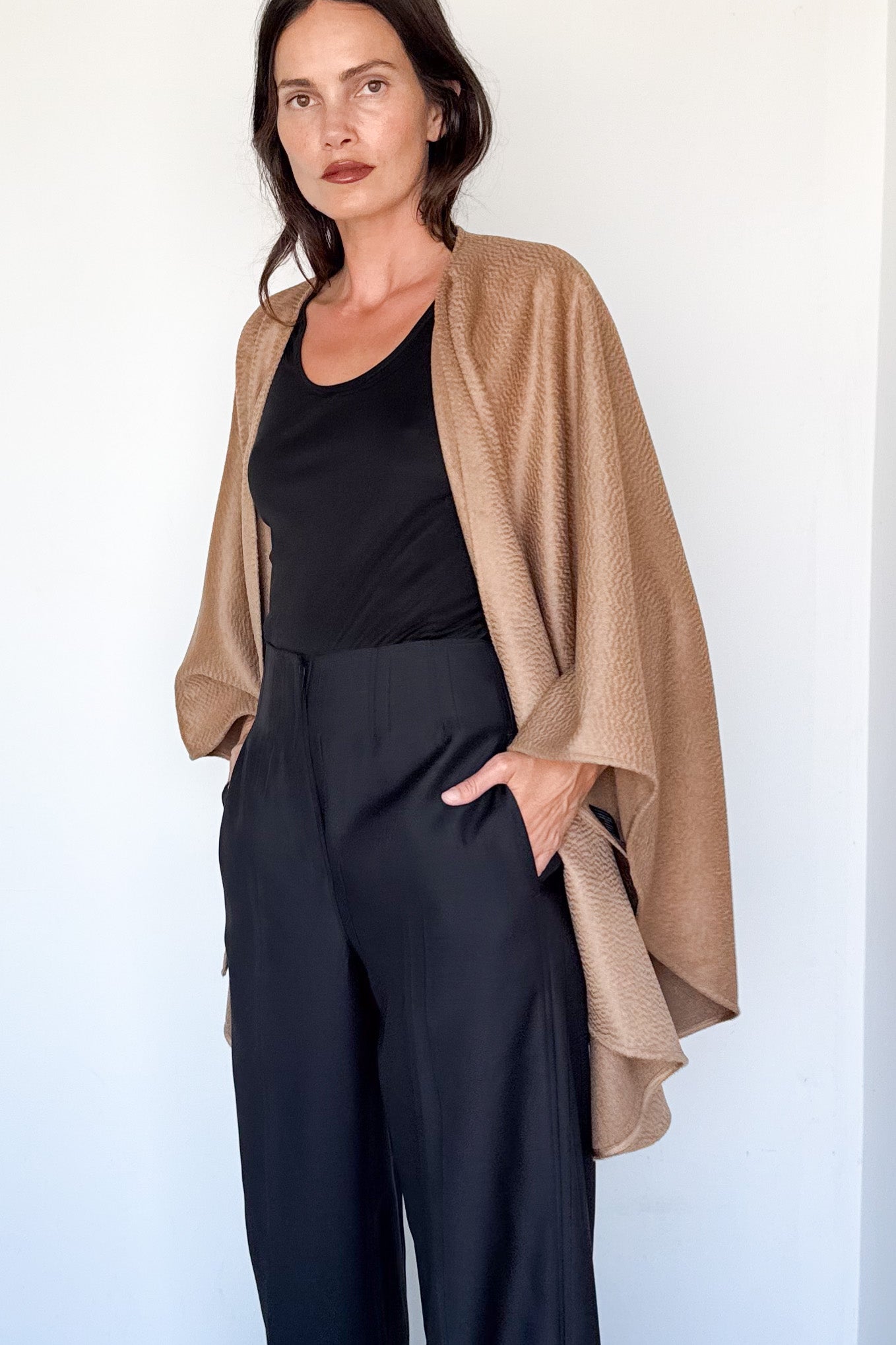 Camel Danica Shawl