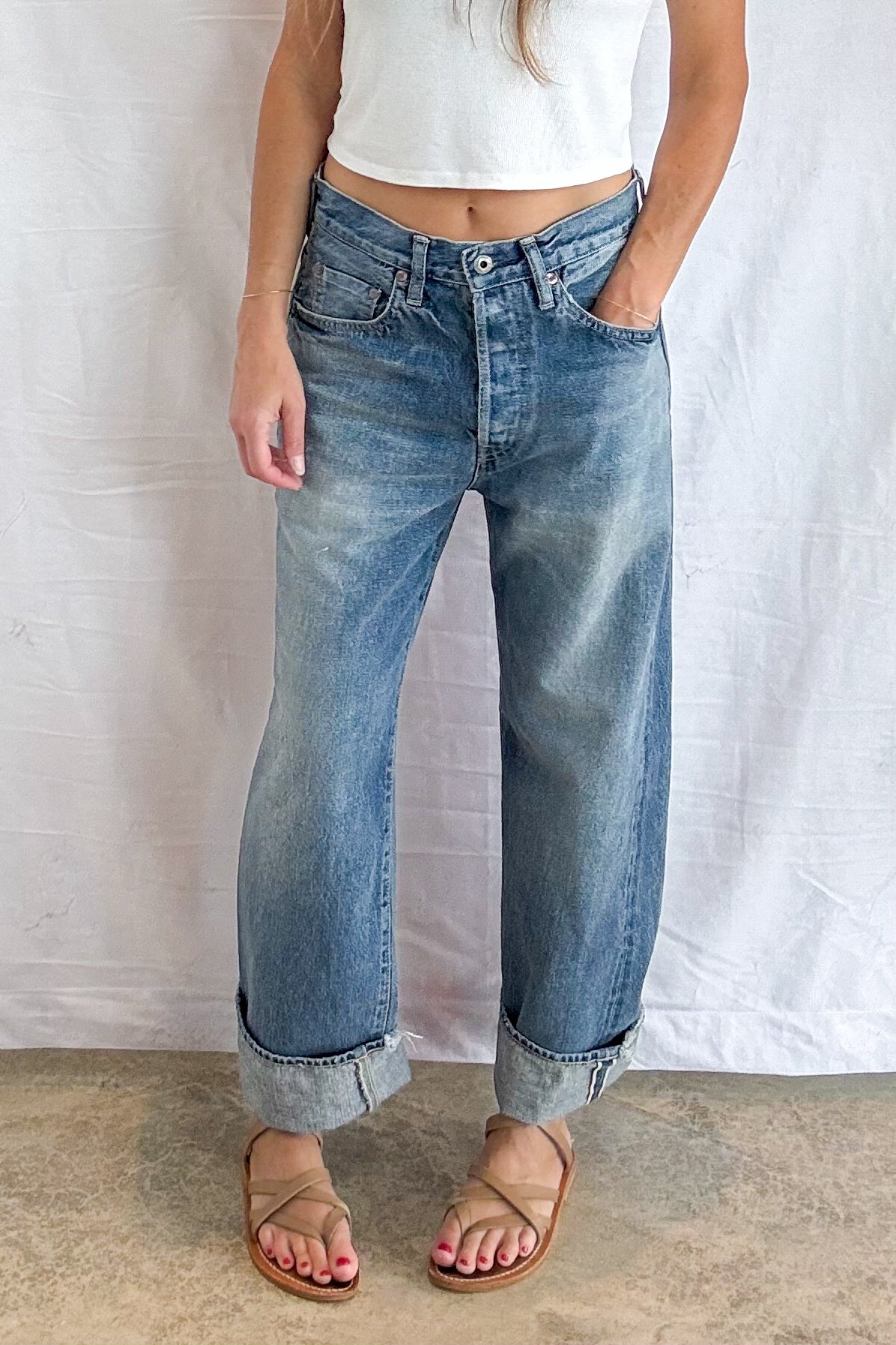 Unisex Ankle Cut Jean