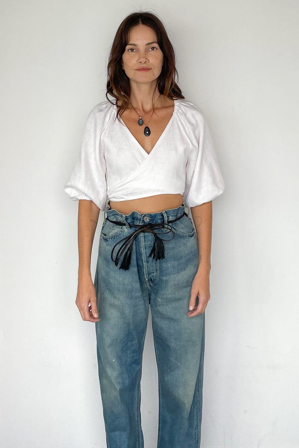 Sara Linen Top