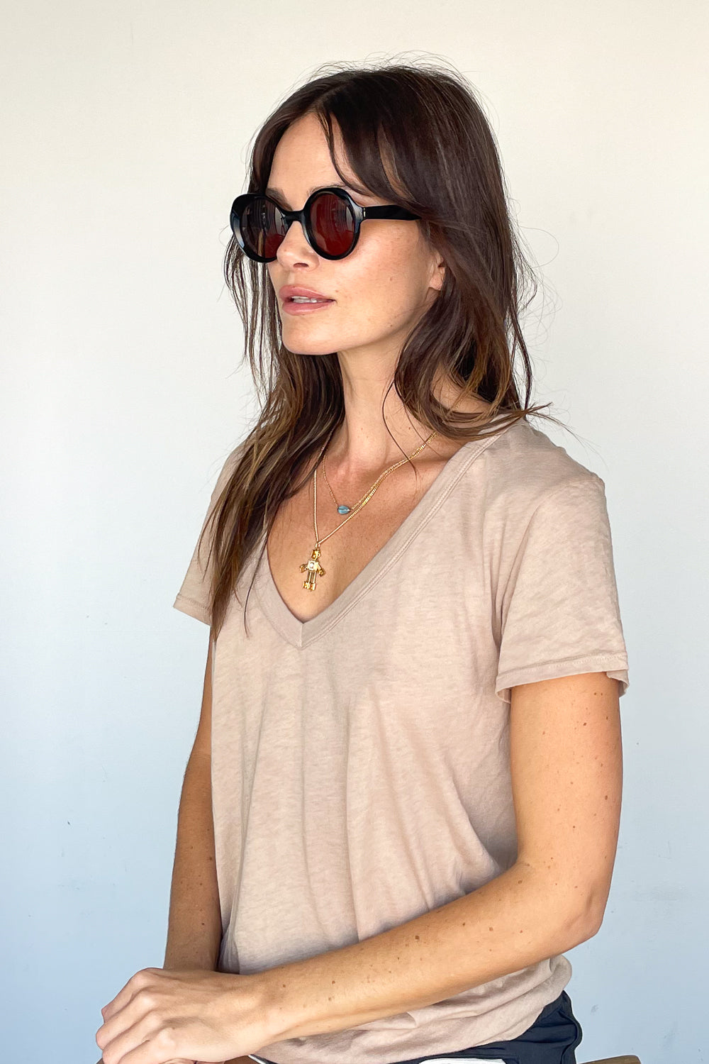Carlota Petit Sunglasses, Black