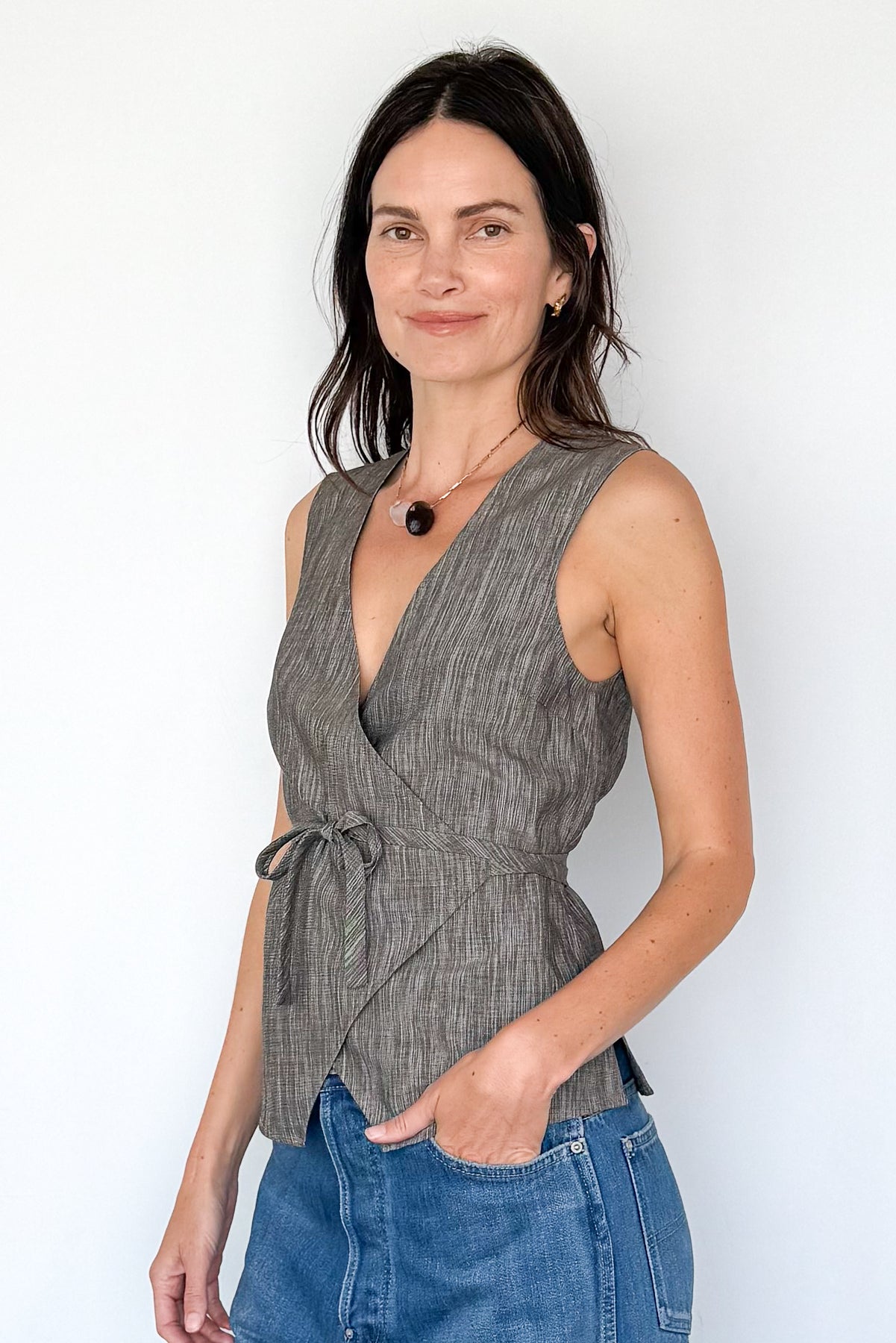 Marina Wrap Top