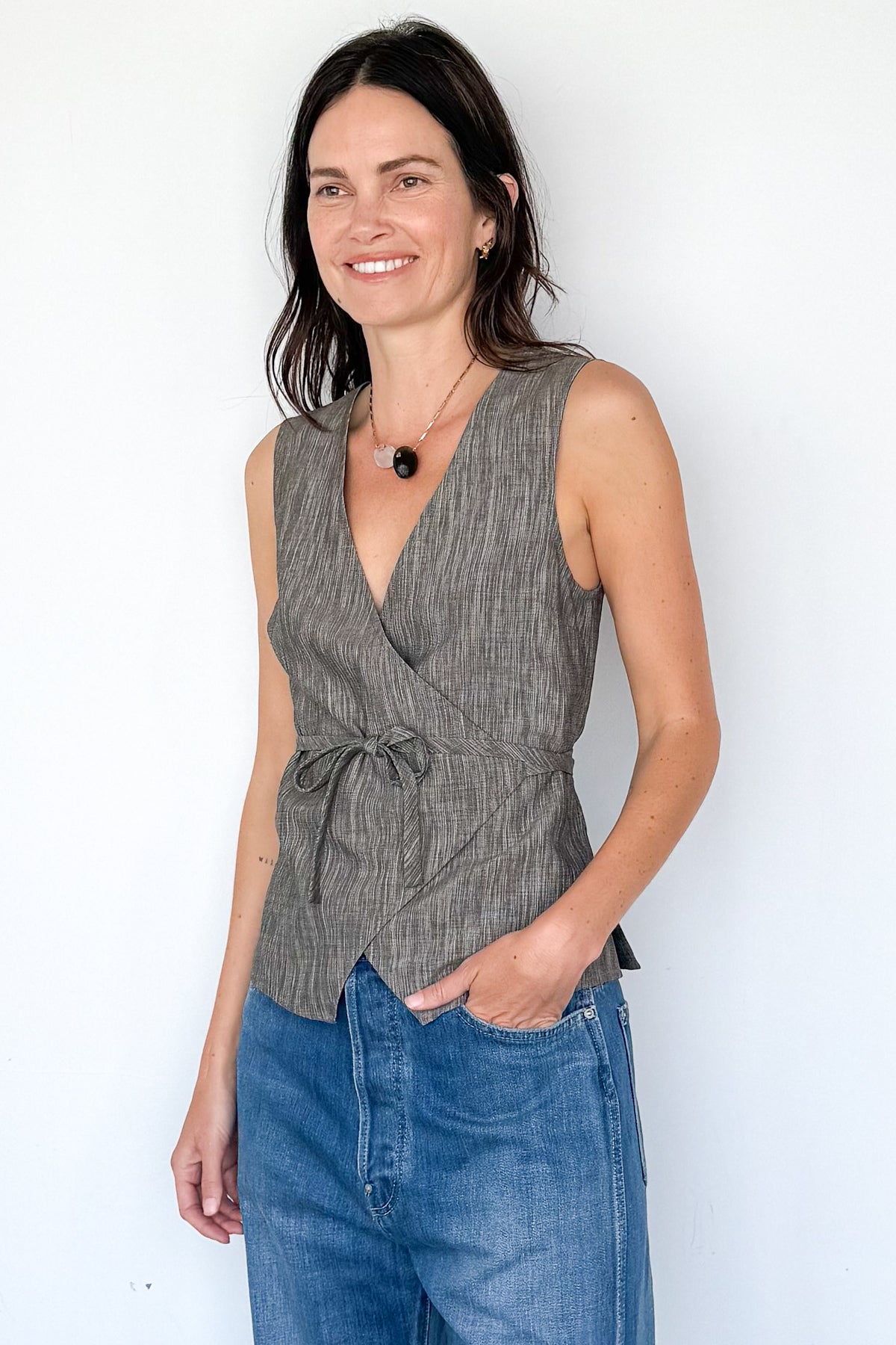 Marina Wrap Top