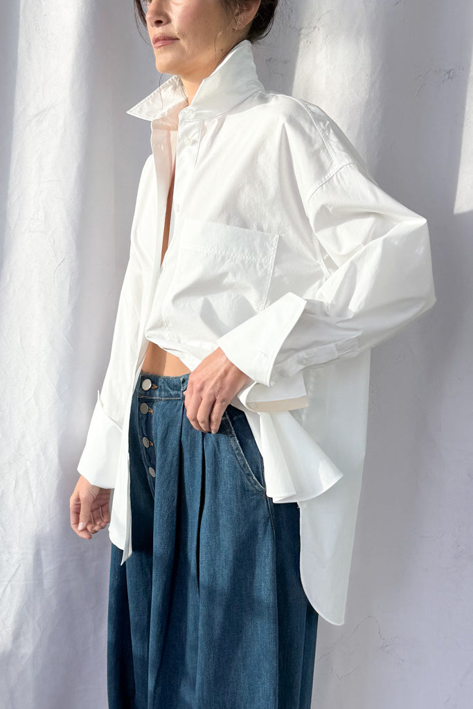 Poplin Button Up Shirt