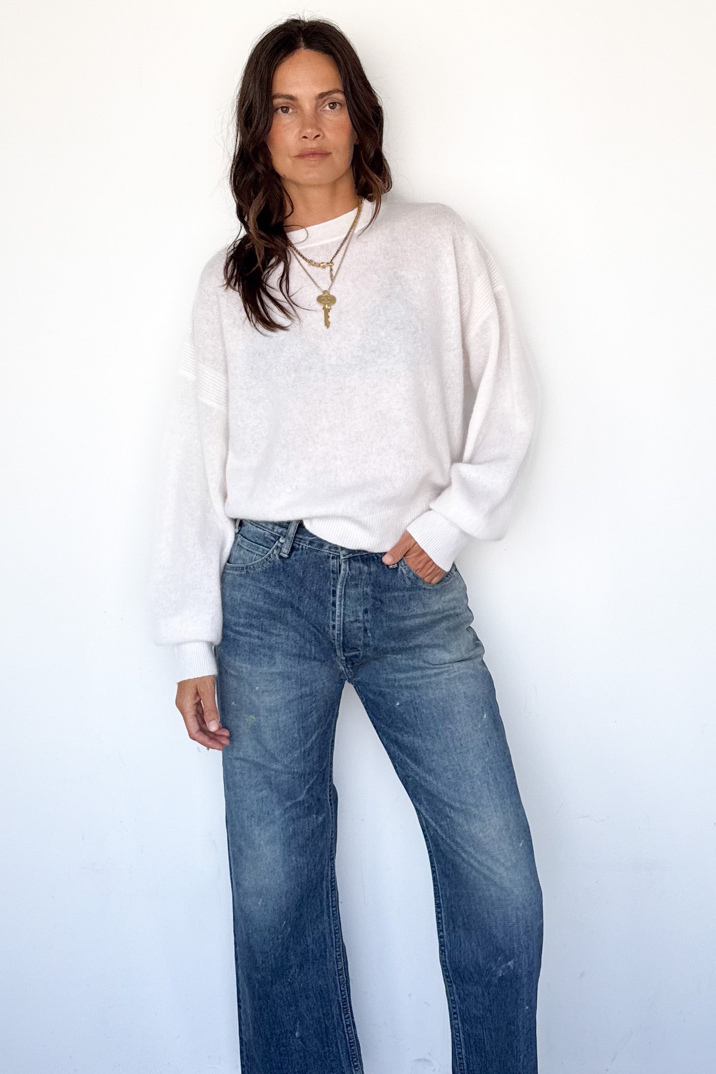 Brushed Cashmere Modena Sweater