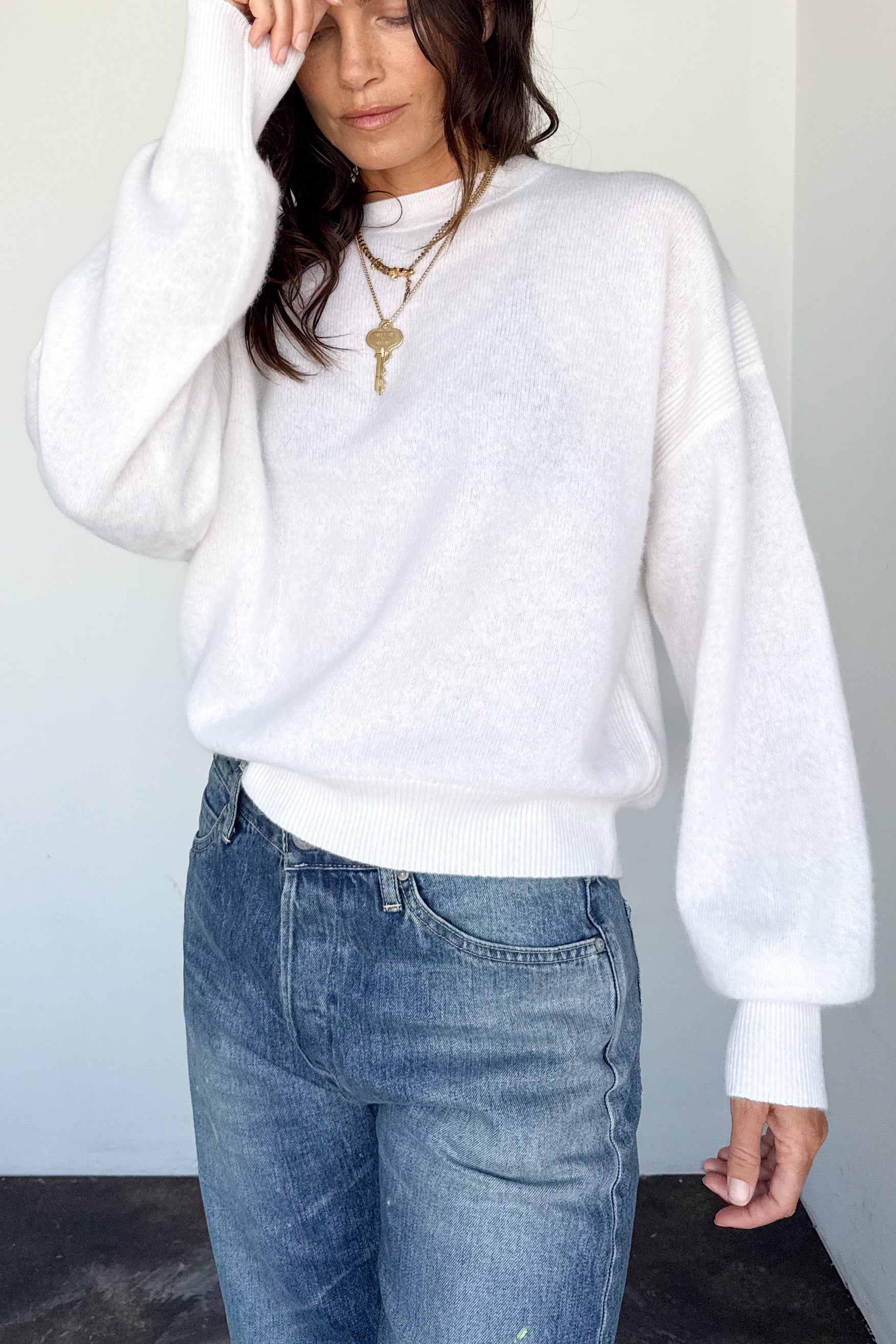 Brushed Cashmere Modena Sweater