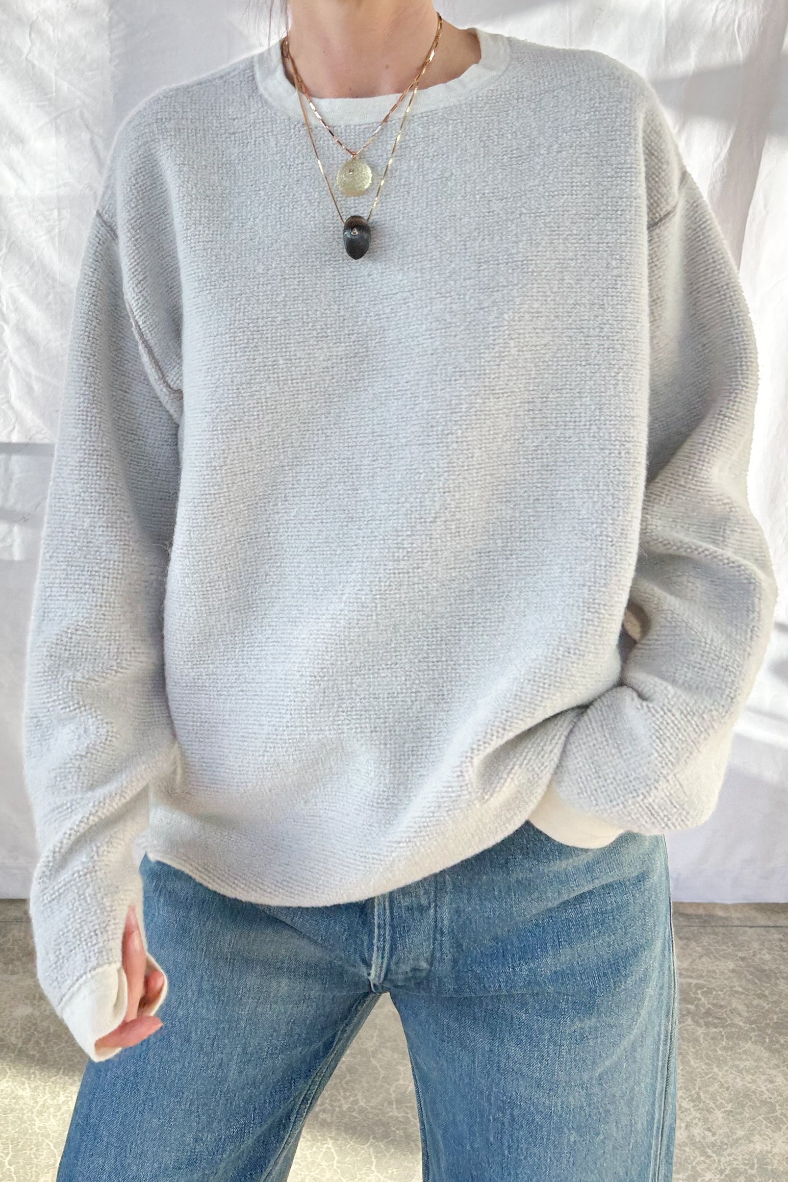 Fine Terry Crewneck Sweatshirt