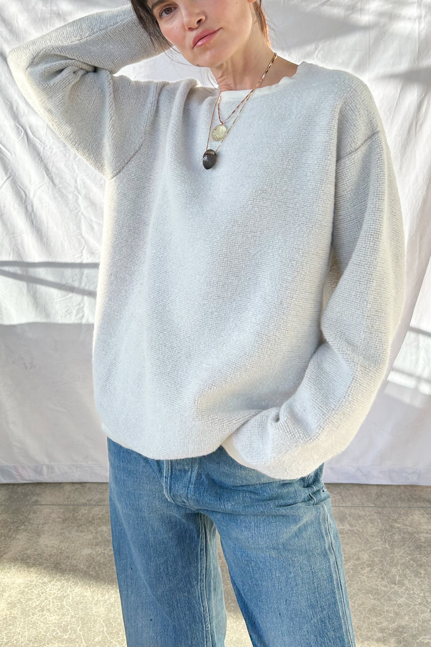 Fine Terry Crewneck Sweatshirt