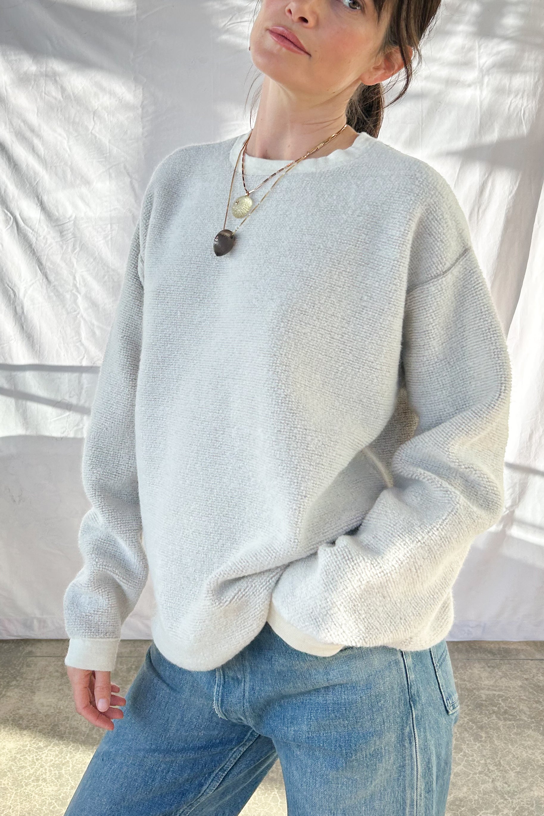 Fine Terry Crewneck Sweatshirt