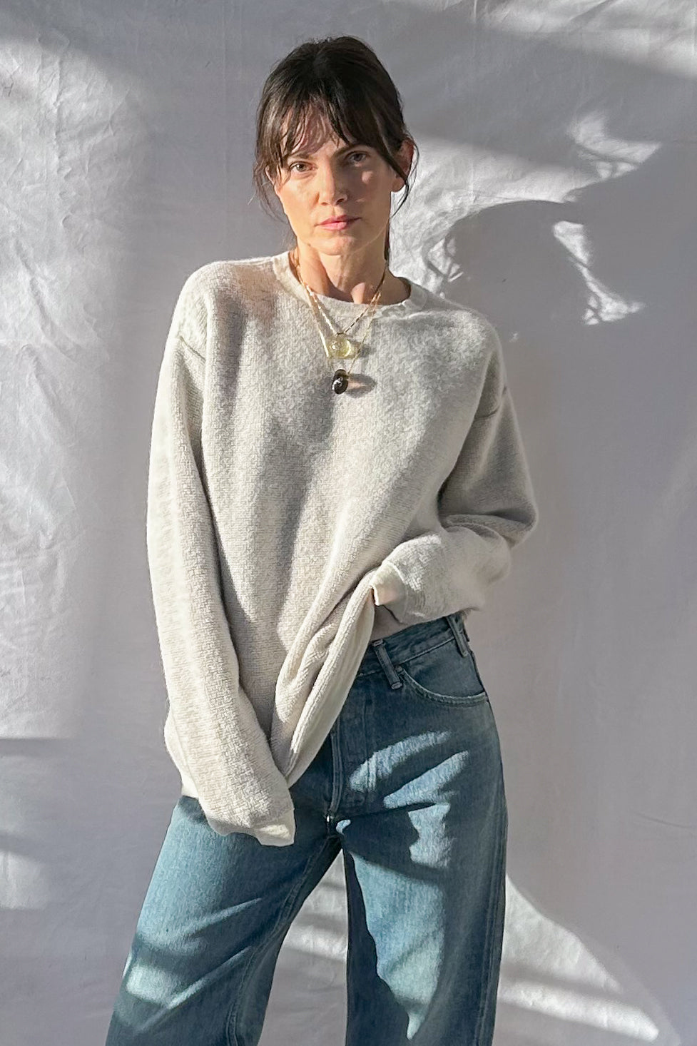 Fine Terry Crewneck Sweatshirt