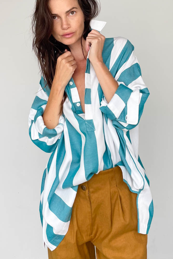 Teal Tunic Top