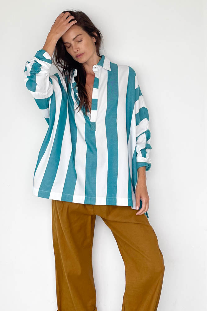 Teal Tunic Top