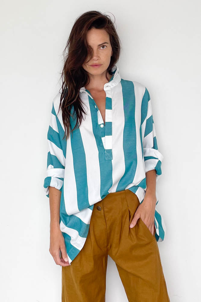Teal Tunic Top