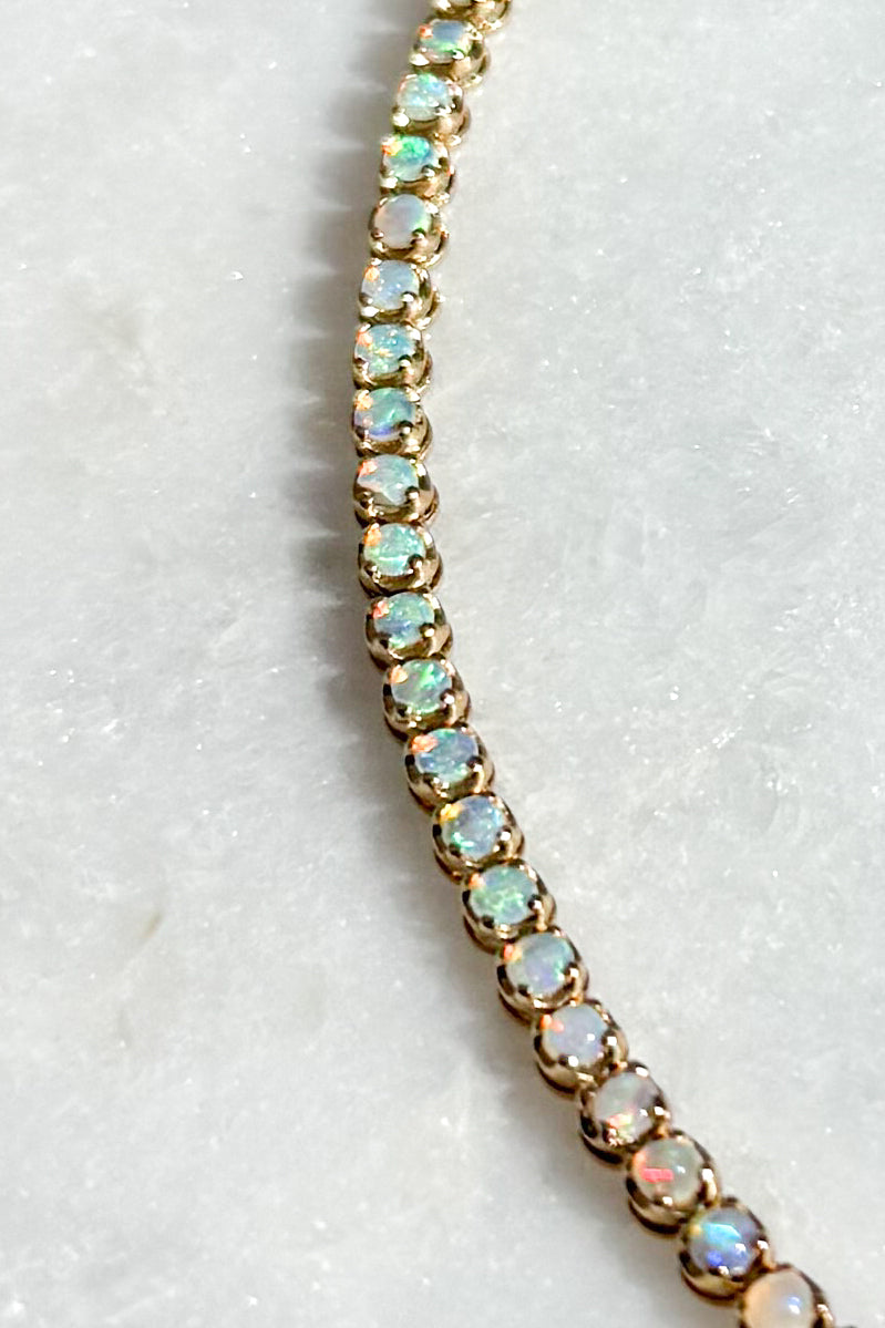 Opal Tennis Necklace