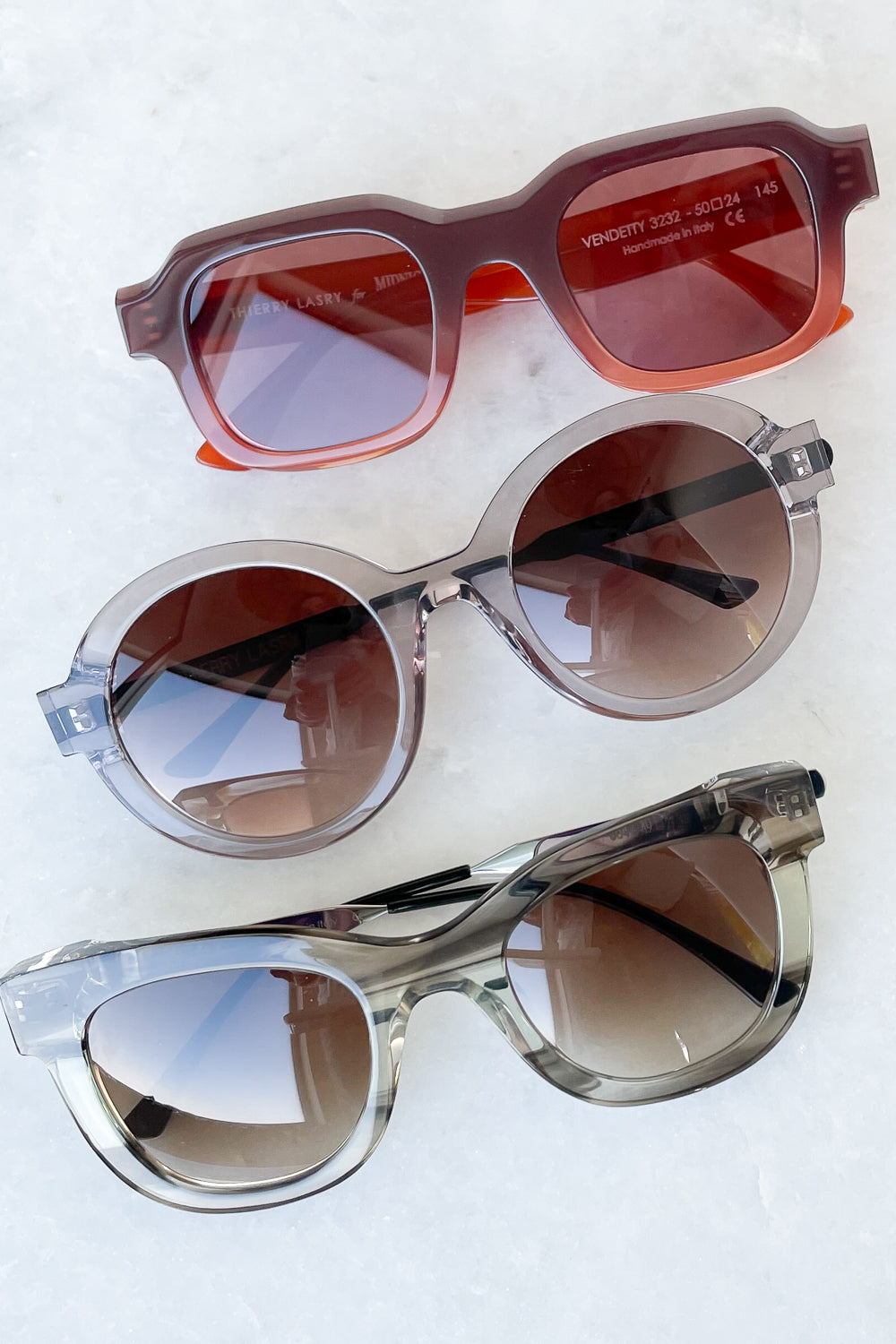 Midnight Rodeo x TL Vendetty Brown & Orange Sunglasses