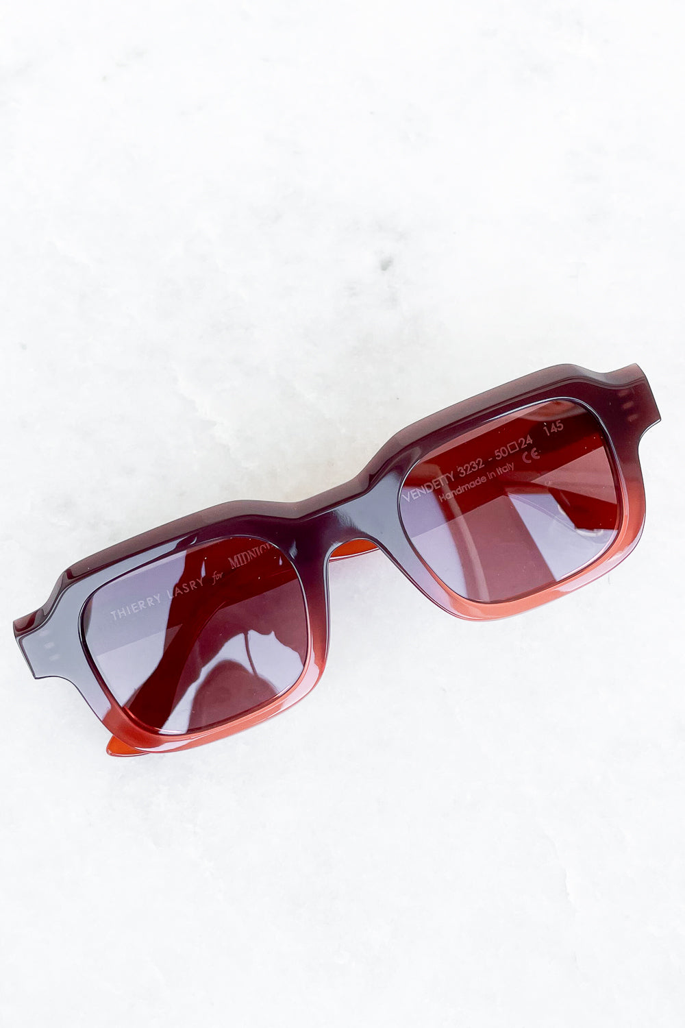 Midnight Rodeo x TL Vendetty Brown & Orange Sunglasses