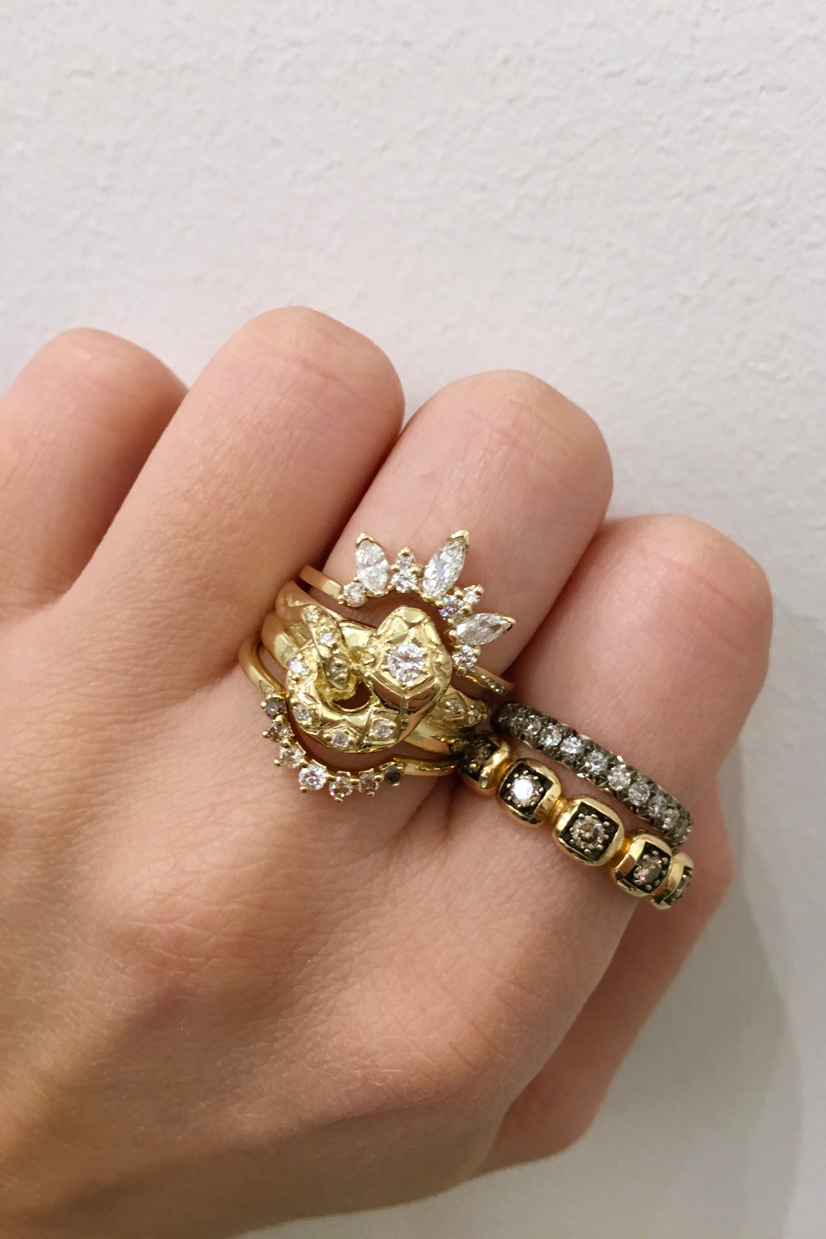 Attelage French Cut Pave Band