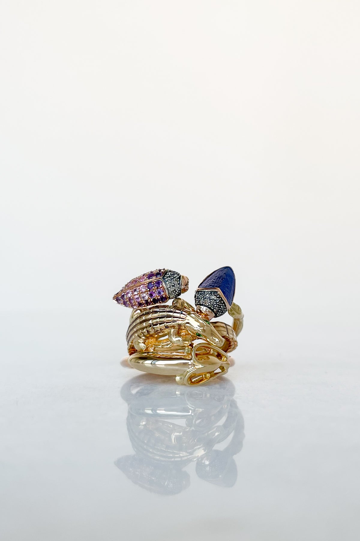 Floaty Scarab Ring