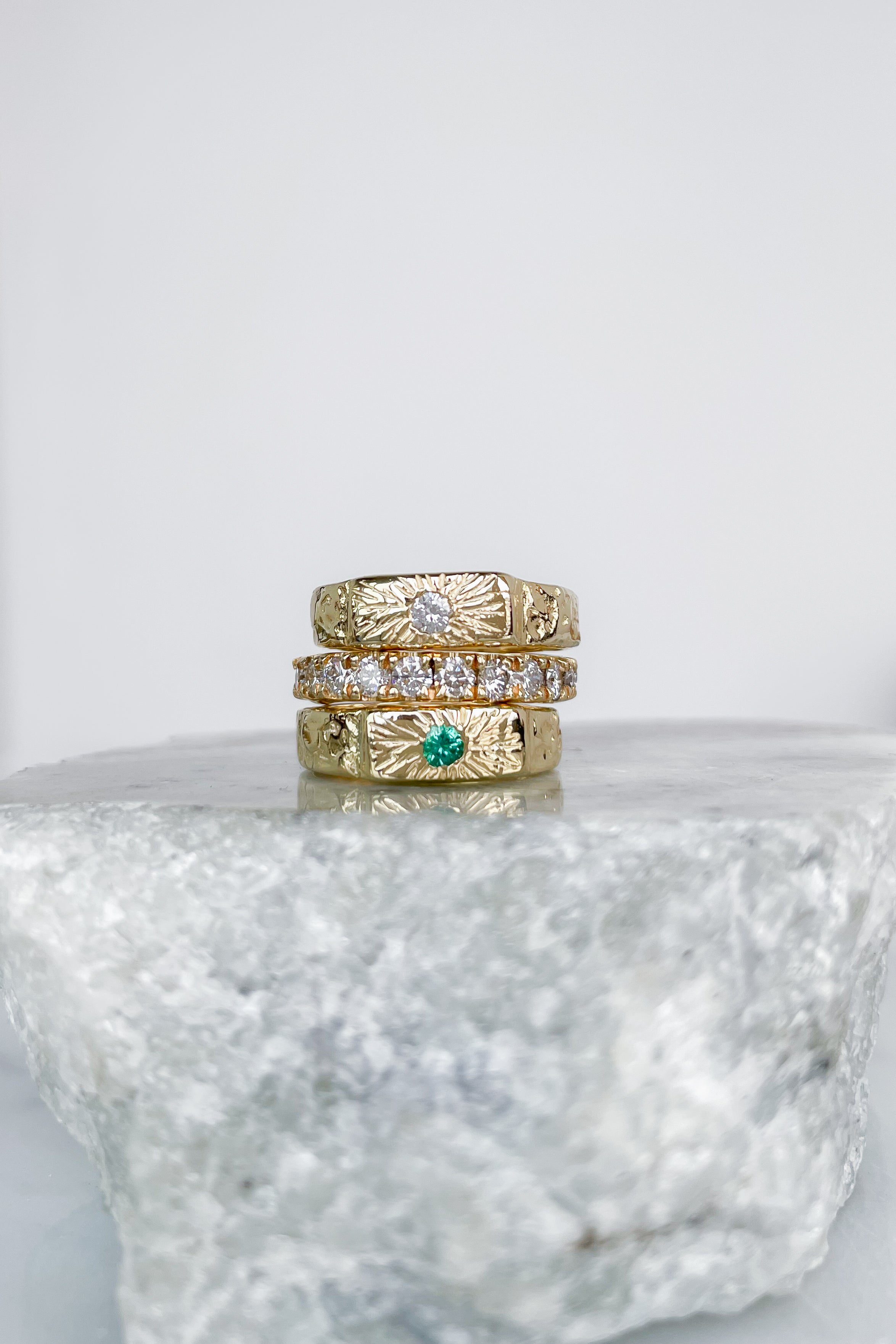 Emerald Eye of Love Band
