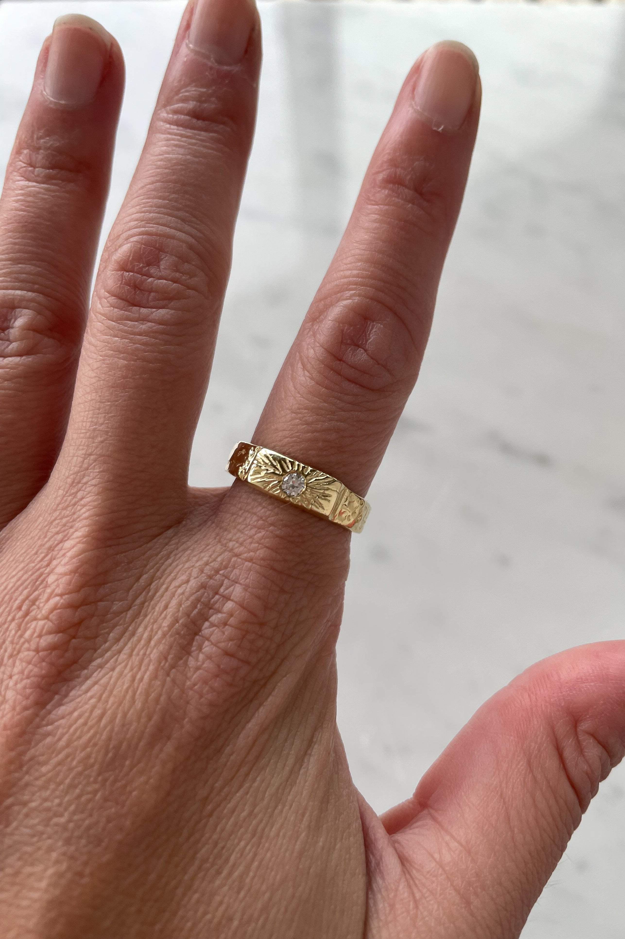 Diamond Eye of Love Band