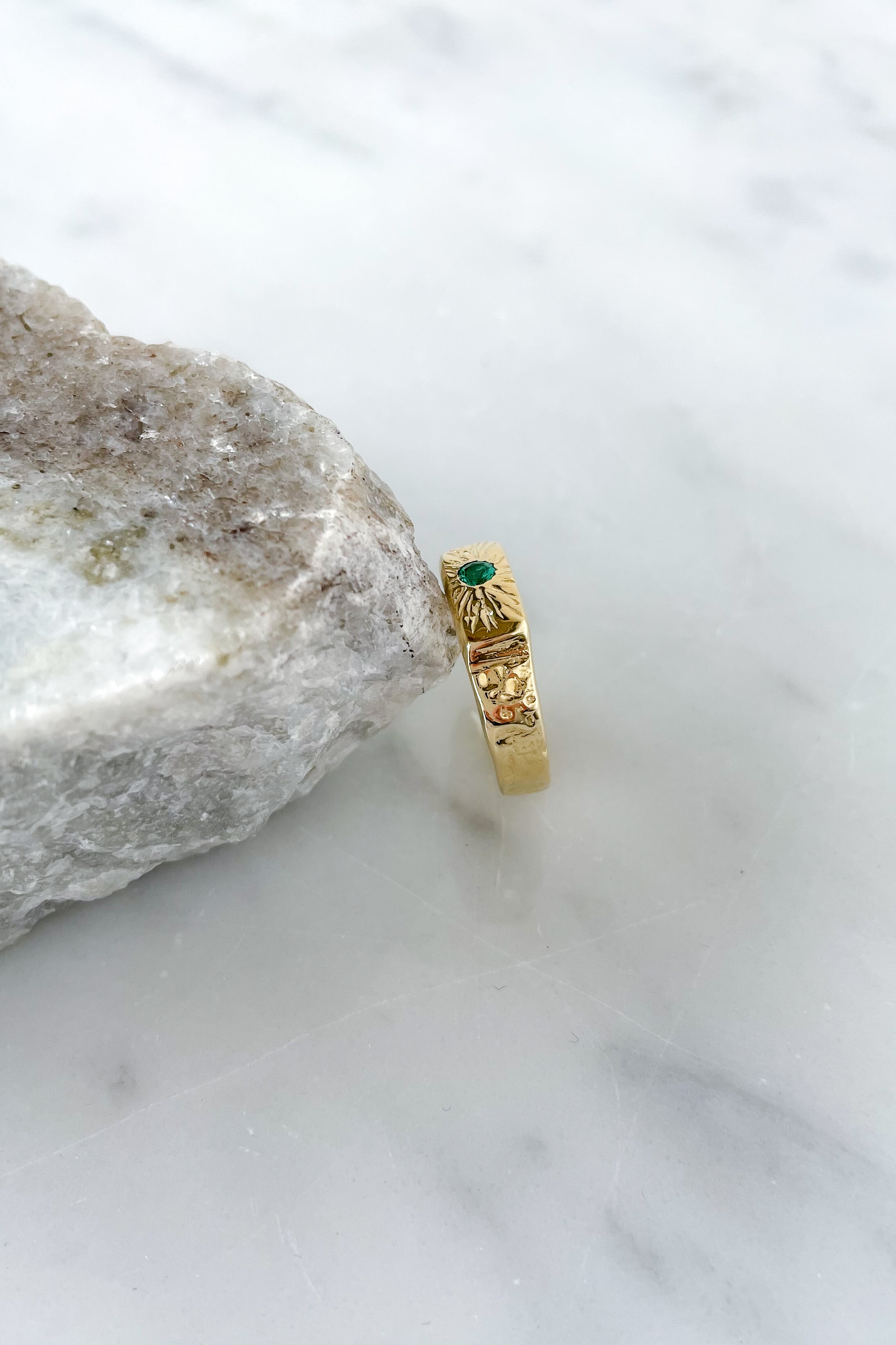 Emerald Eye of Love Band