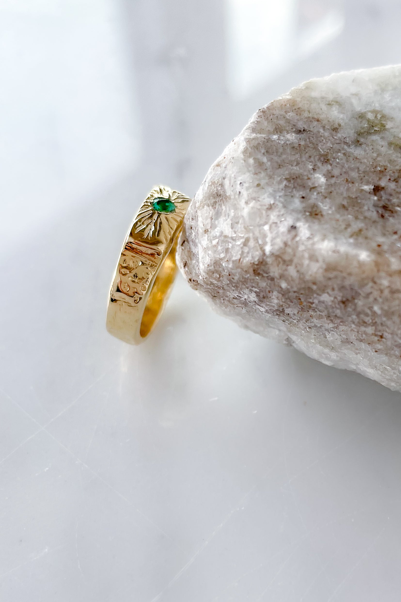 Emerald Eye of Love Band