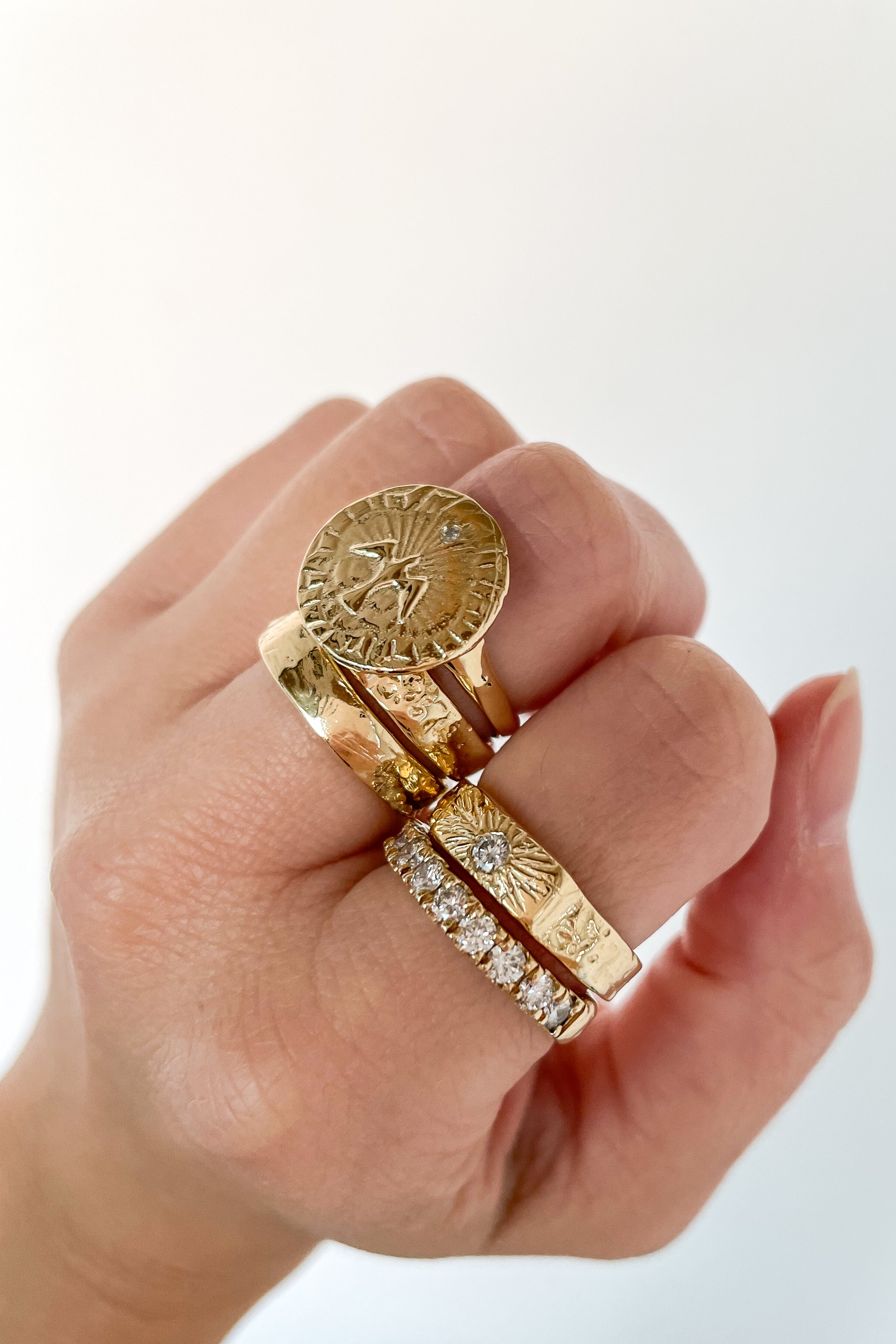 Diamond Eye of Love Band