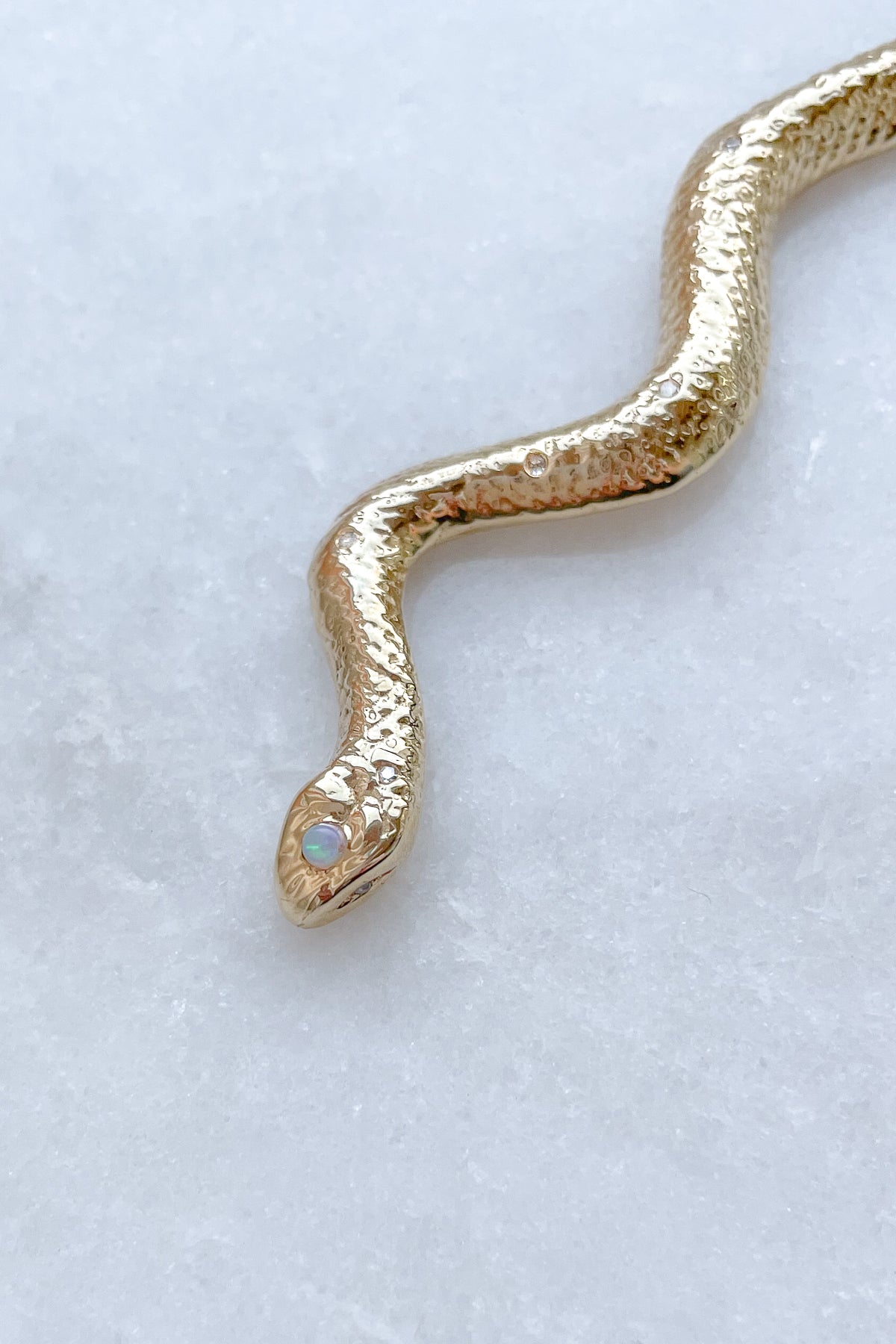 Serpent of Diamonds Hair Pin