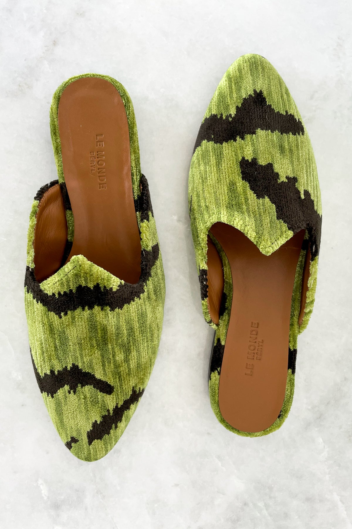 Leather venetian mule on sale