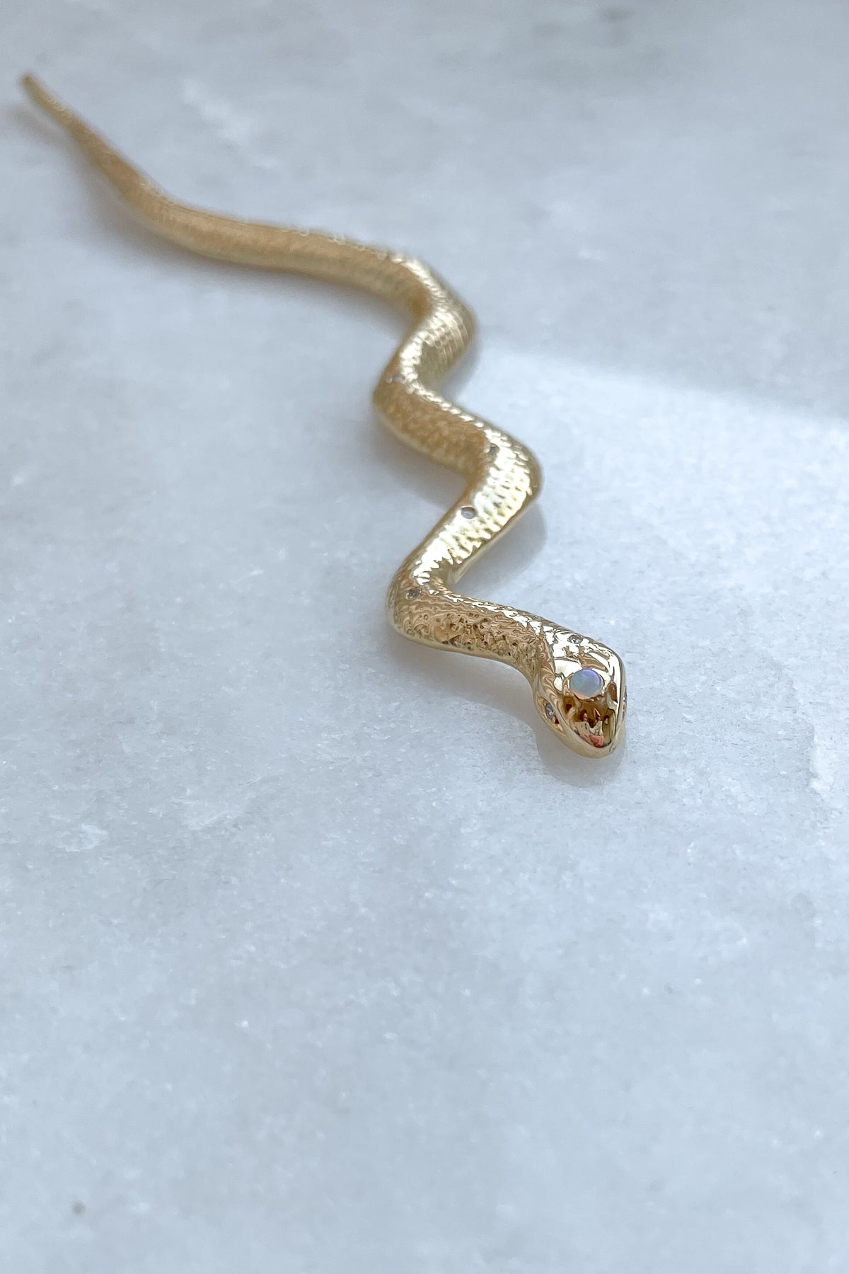 Serpent of Diamonds Hair Pin