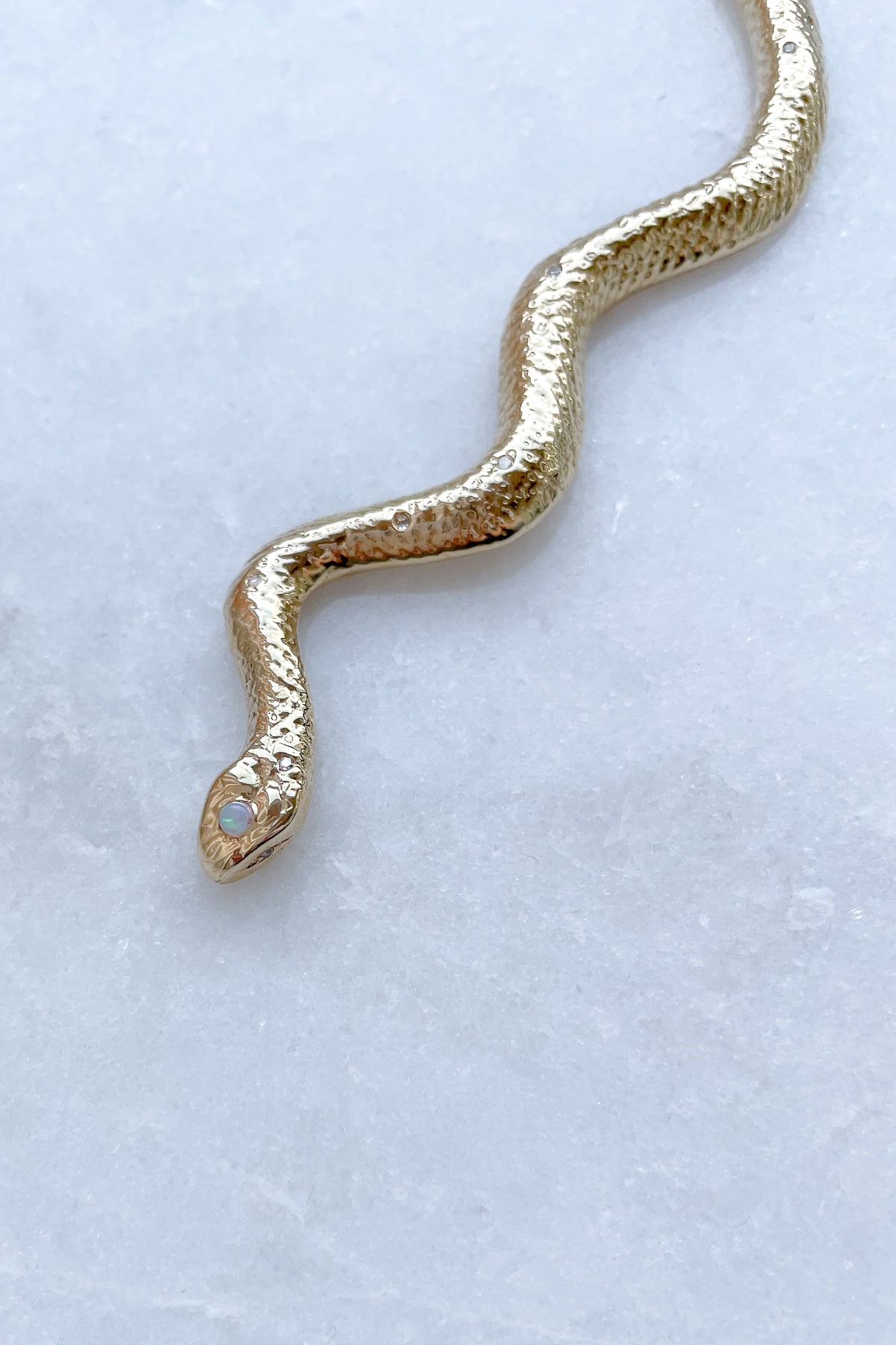 Serpent of Diamonds Hair Pin
