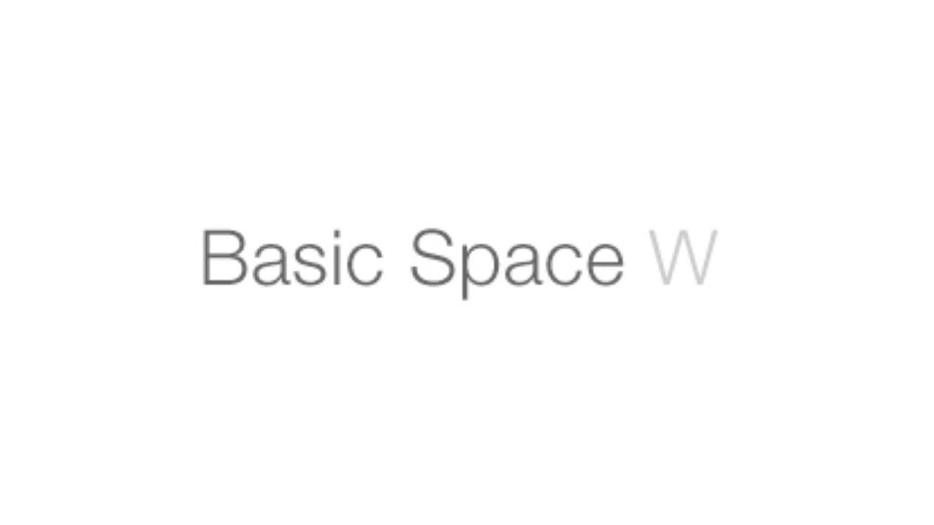 BASIC SPACE W