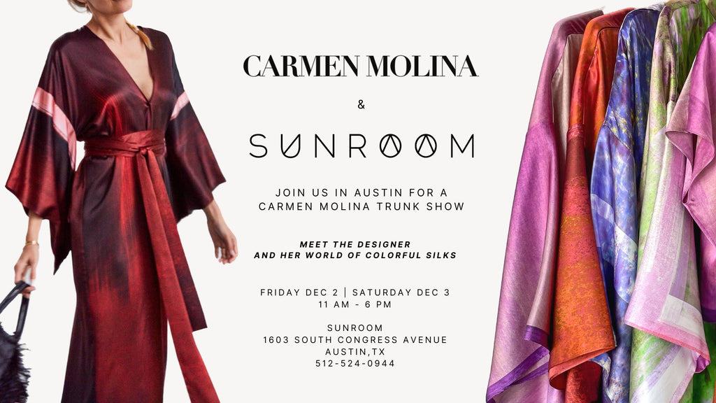 Sunroom Events: Carmen Molina Trunk Show in Austin!