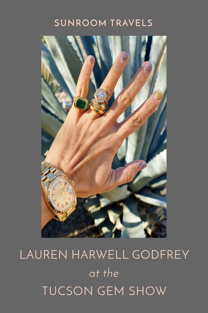 SUNROOM Travels: Lauren Harwell Godfrey at the Tucson Gem Show