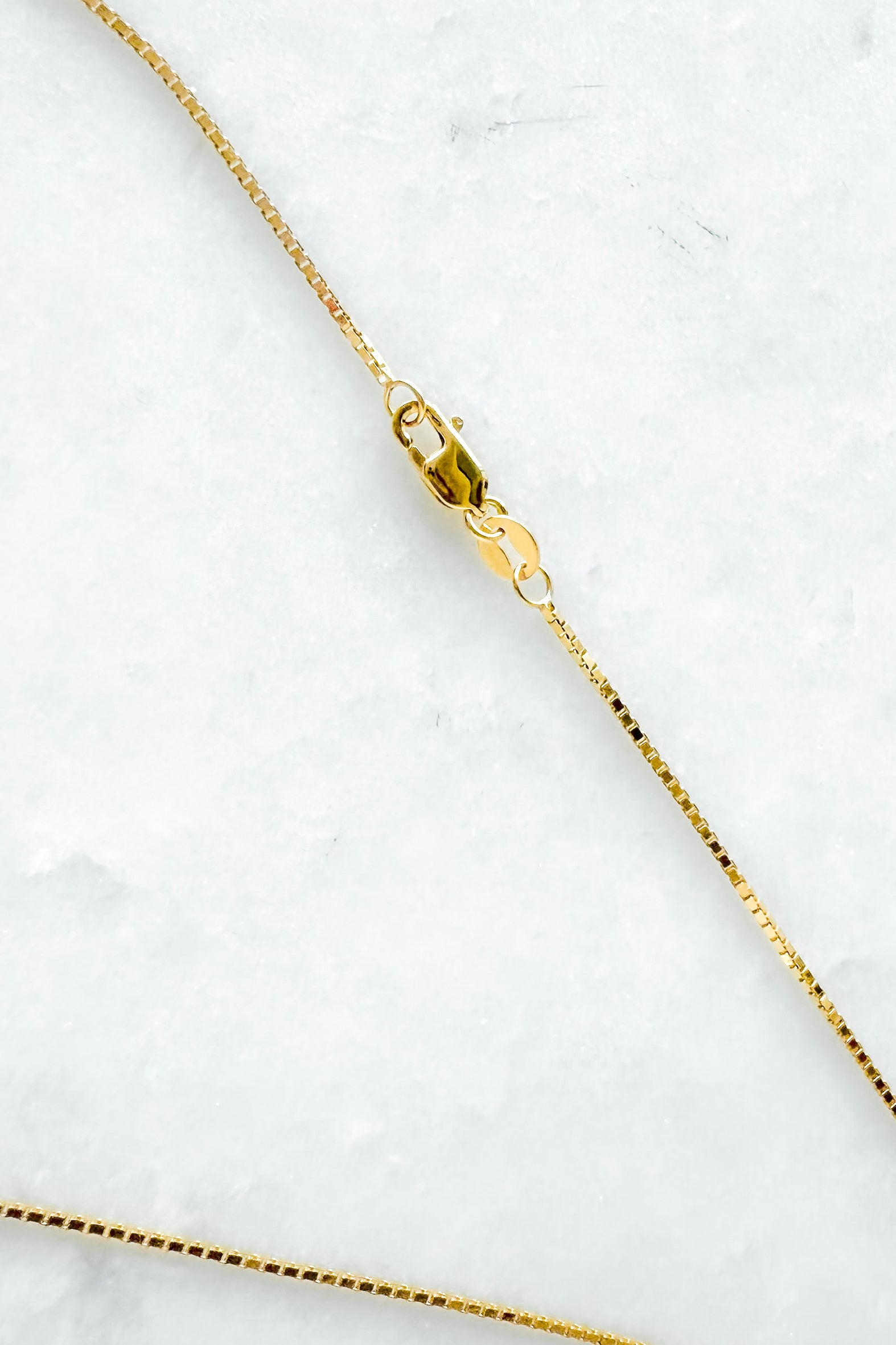 18" Skinny Box Chain Necklace