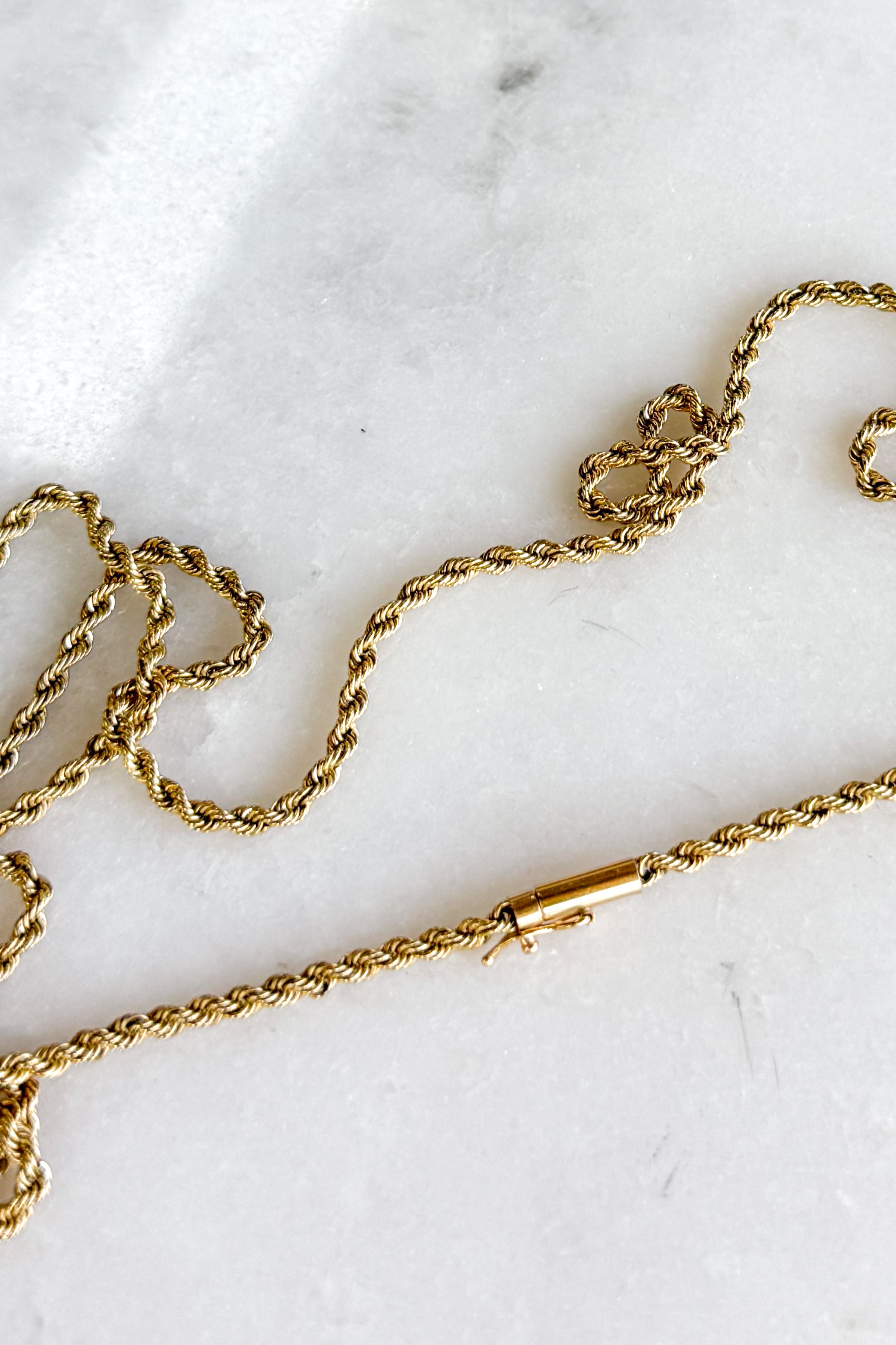30" Vintage Rope Chain Necklace