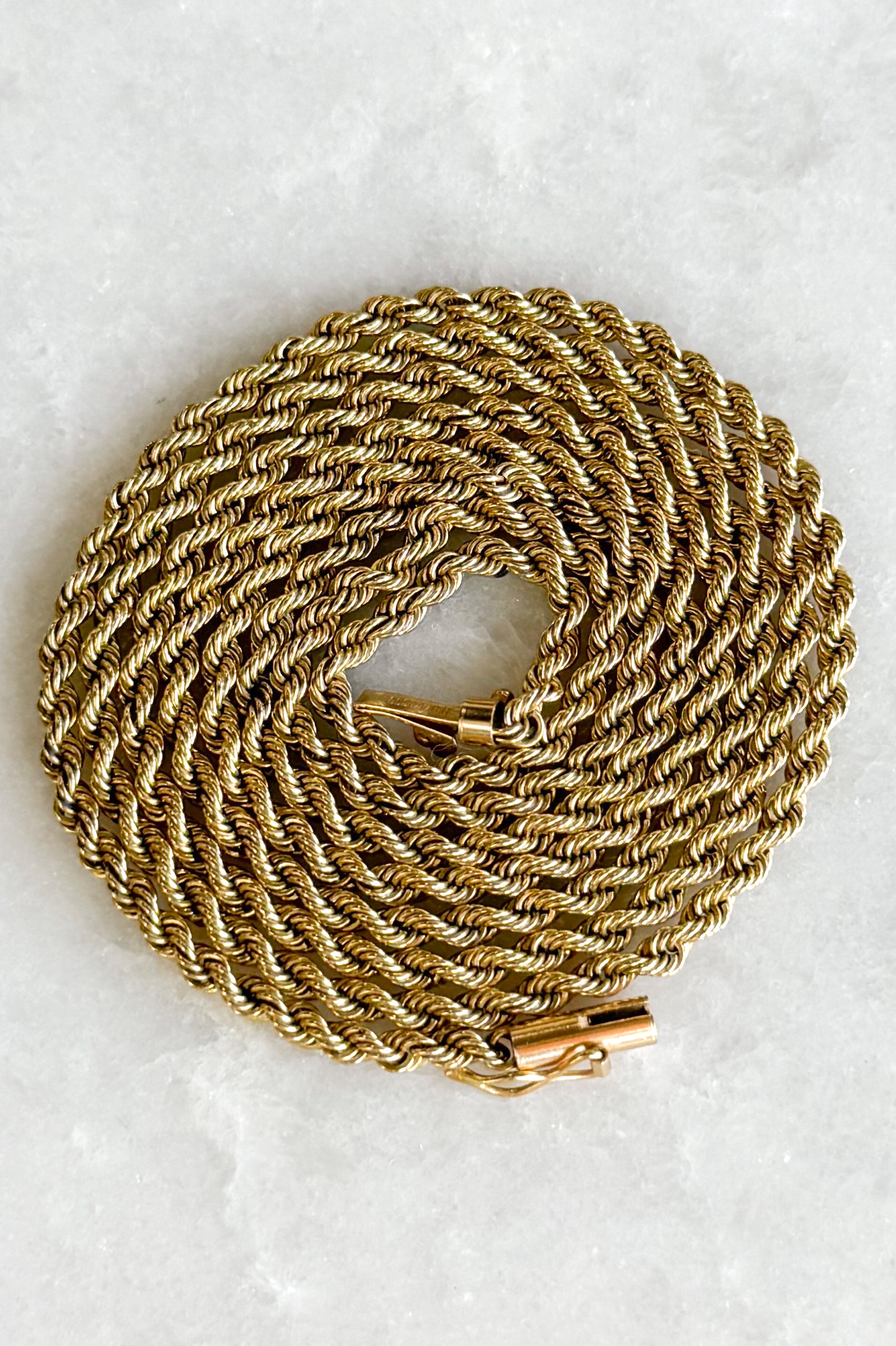 30" Vintage Rope Chain Necklace