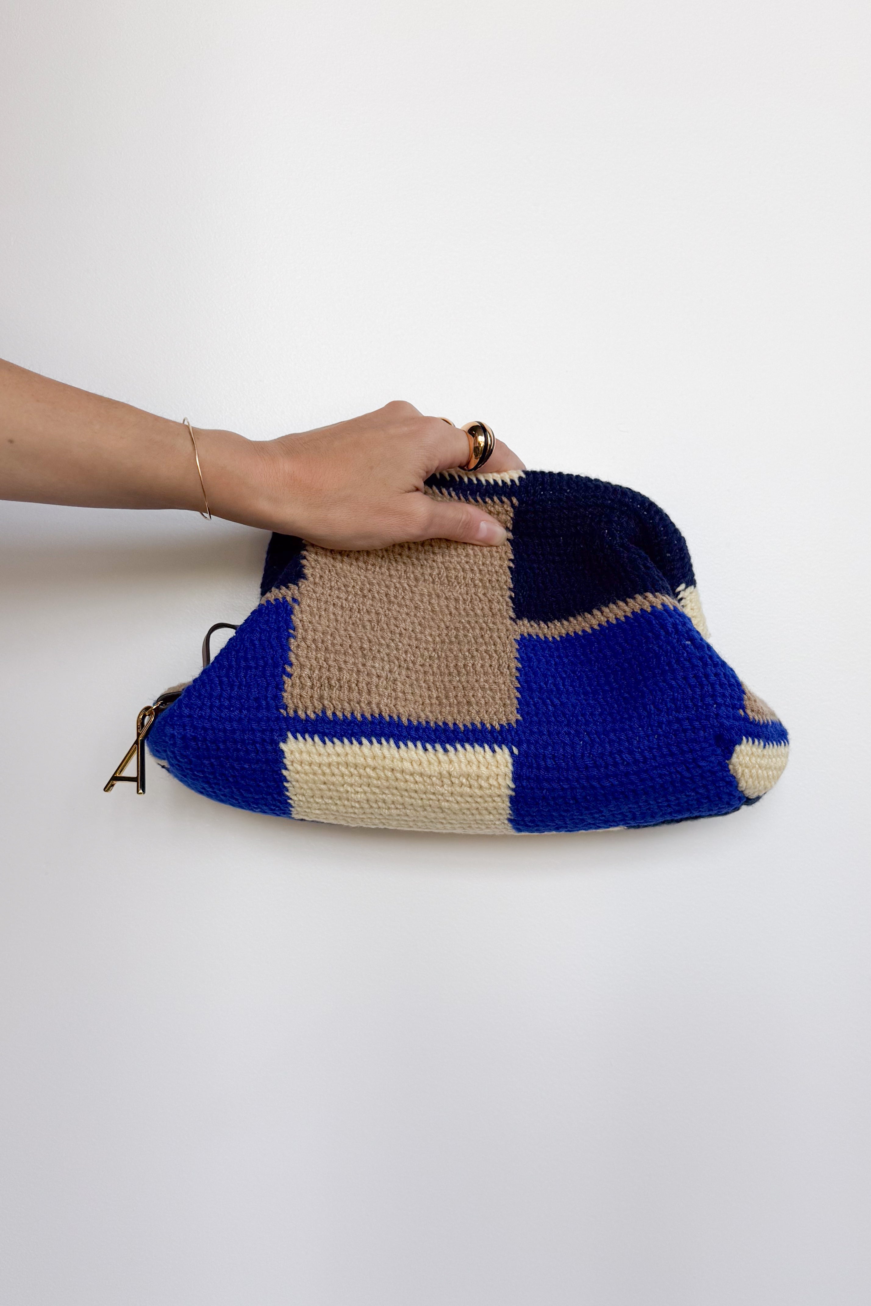 Block Bilum Clutch by Muma Bahu