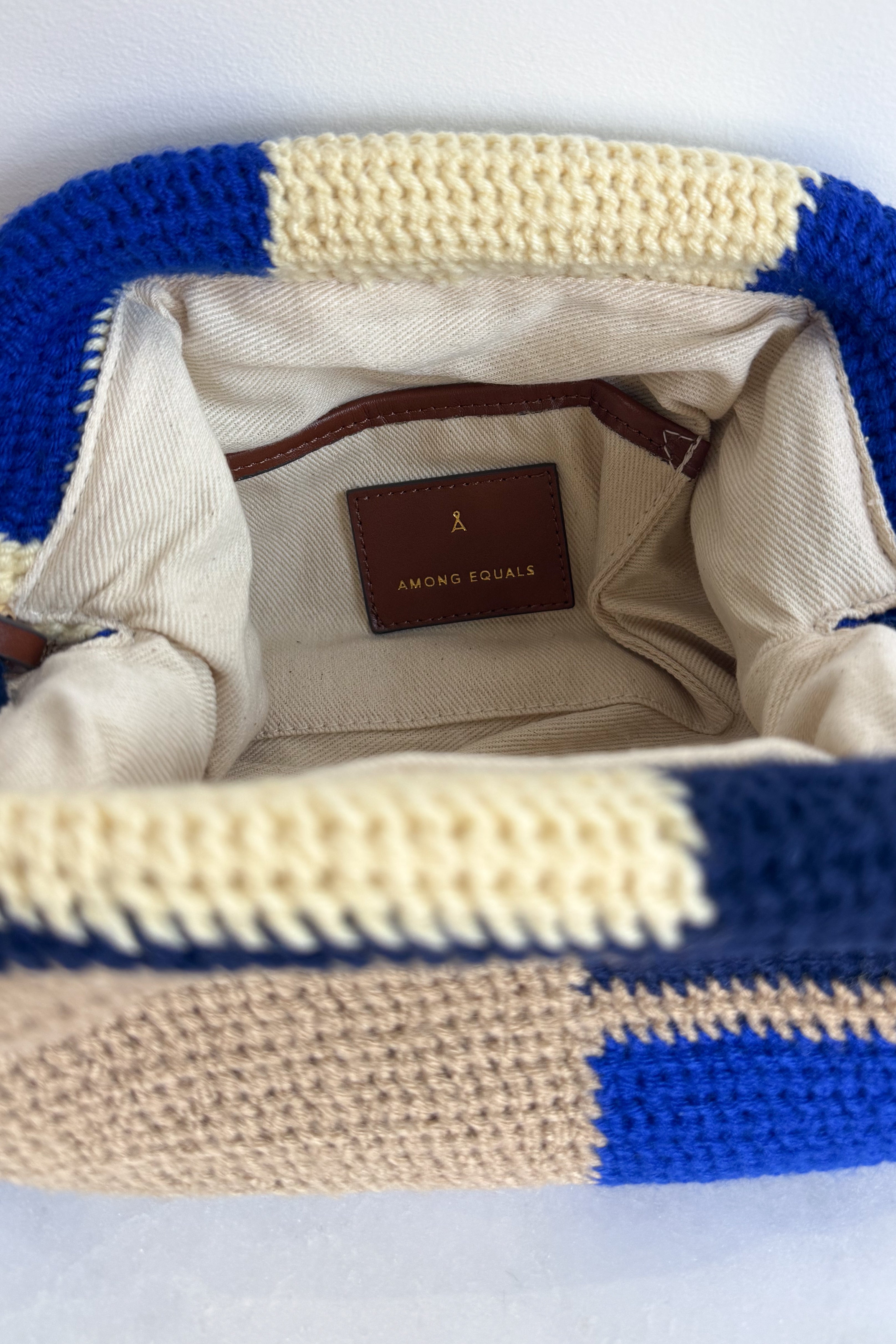 Block Bilum Clutch by Muma Bahu