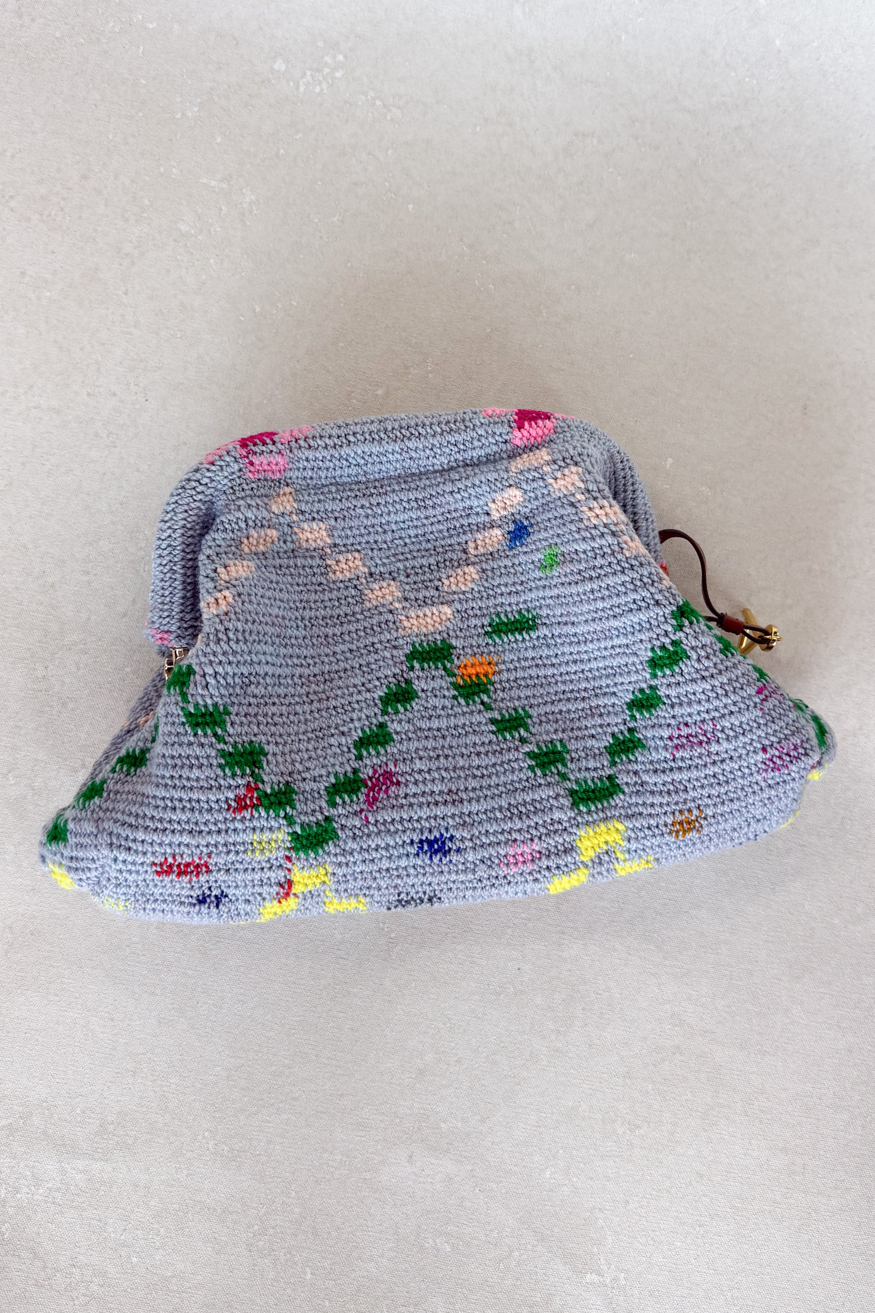 Jacquard Bilum Clutch by Goroka Collective 1/1
